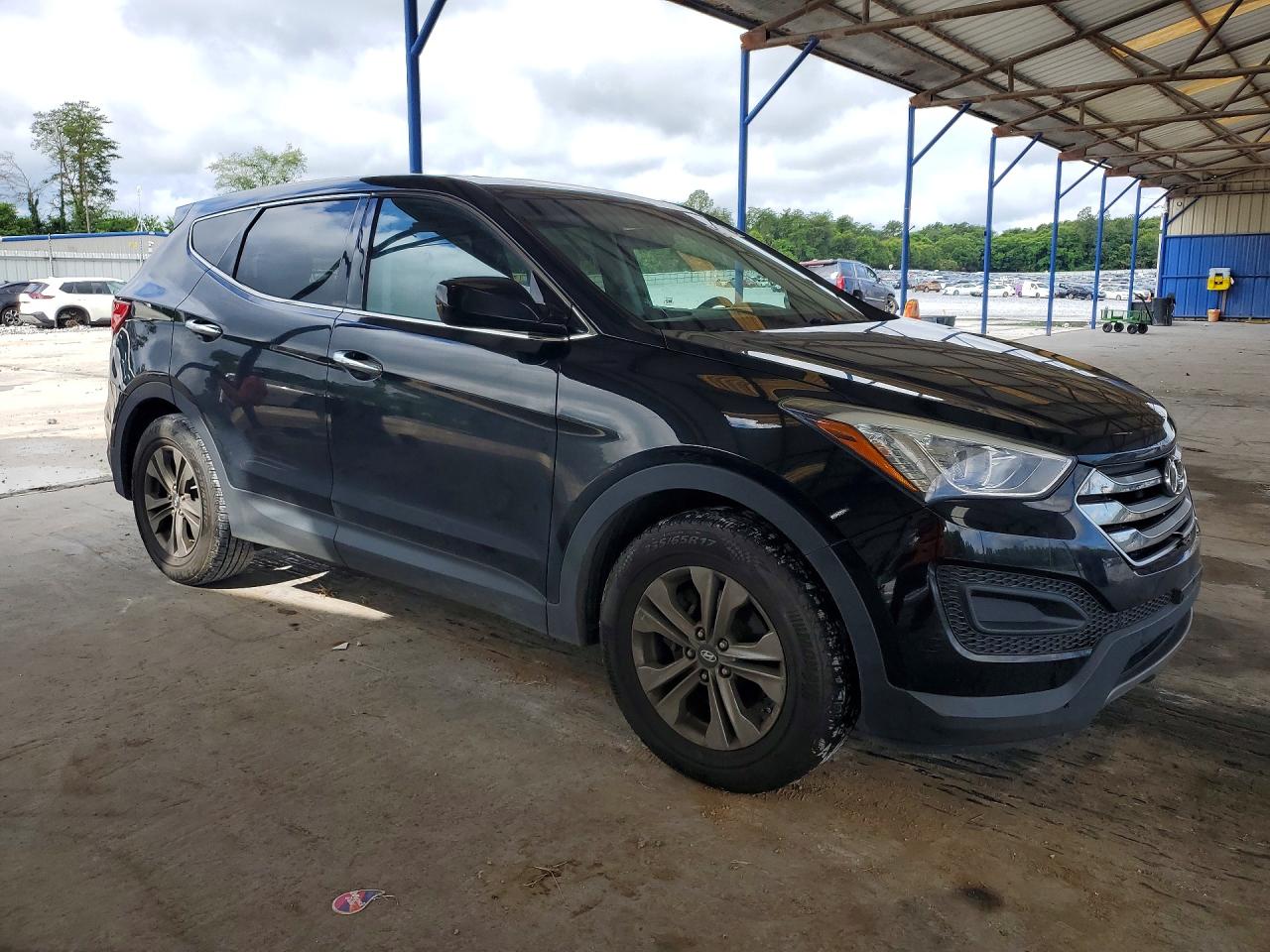 2015 Hyundai Santa Fe Sport 2.4l Black vin: 5XYZT3LBXFG271809