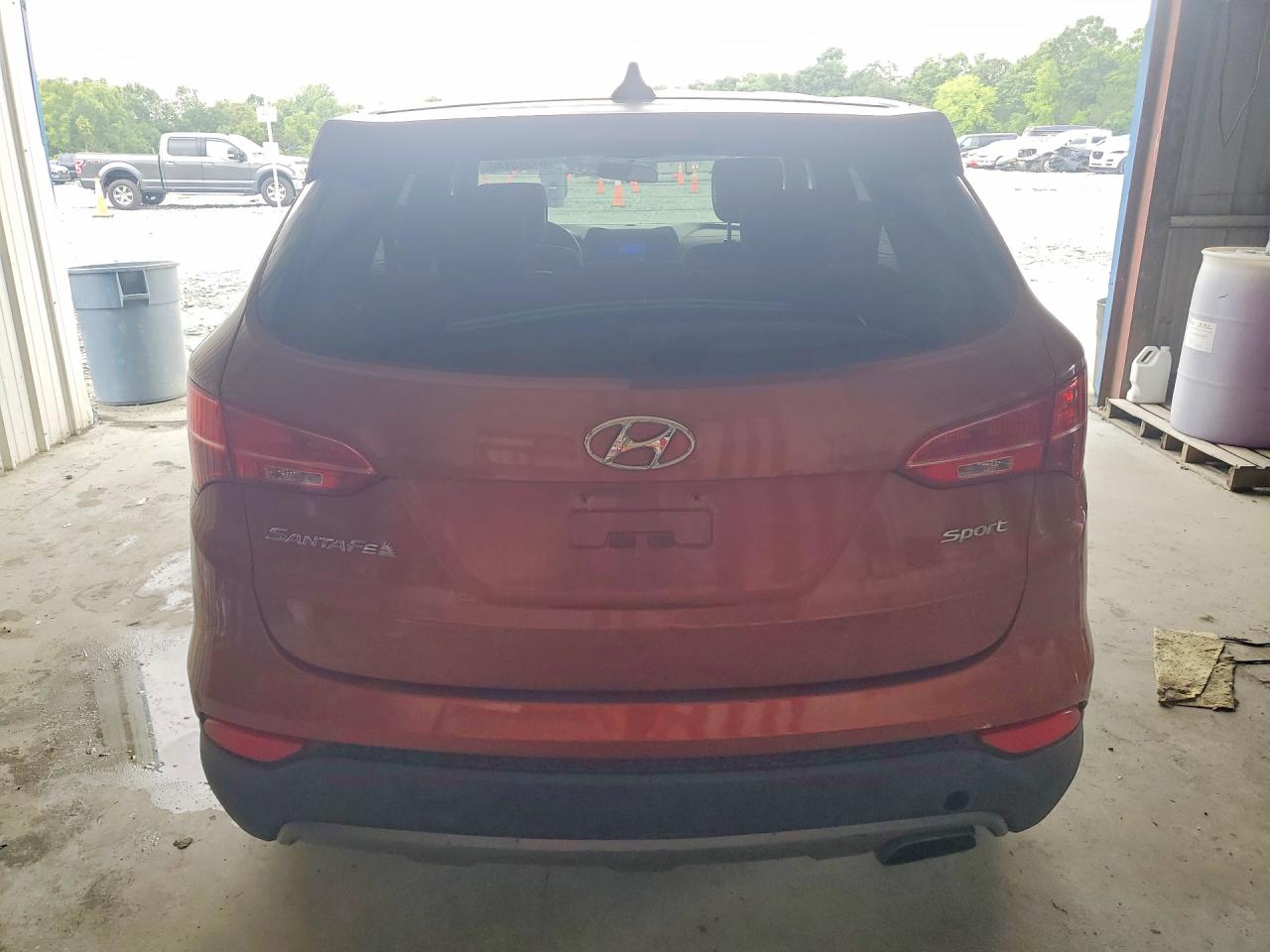 2015 Hyundai Santa Fe Sport 2.4l Orange vin: 5XYZT3LBXFG273222