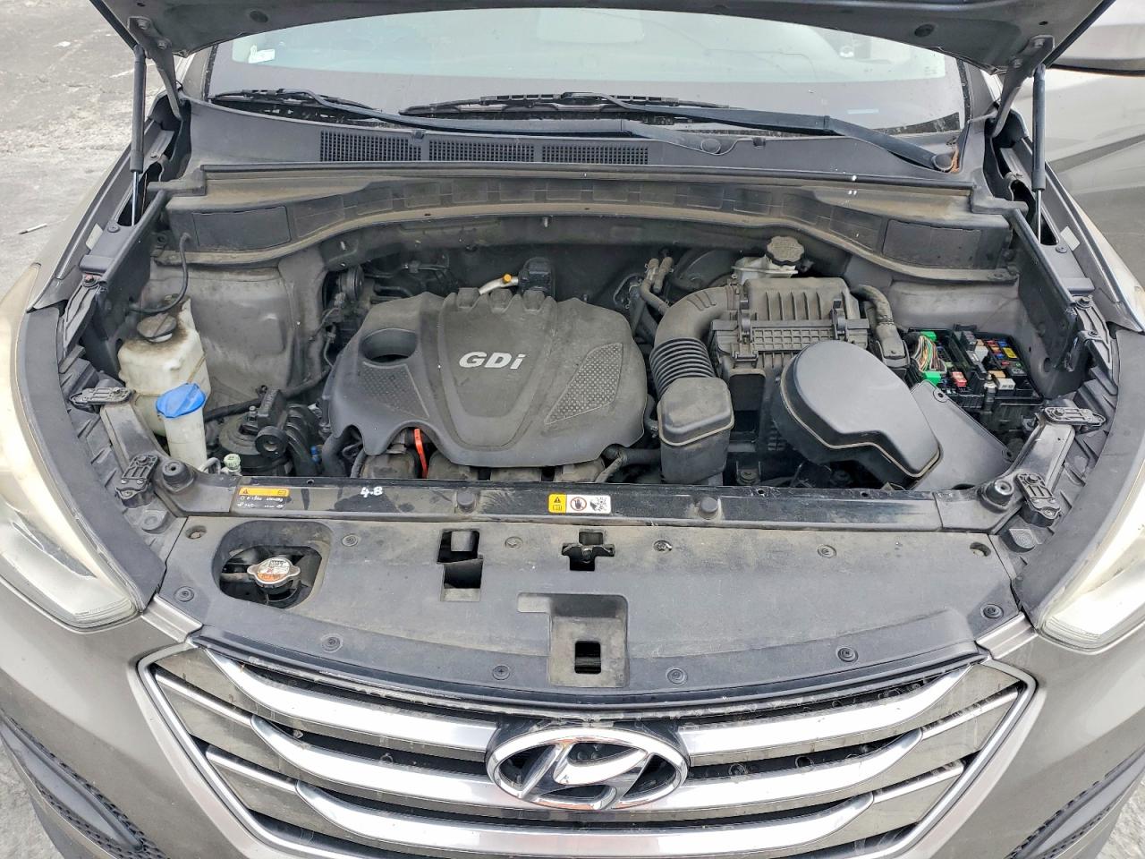 2015 Hyundai Santa Fe Sport 2.4l Gray vin: 5XYZT3LBXFG301701