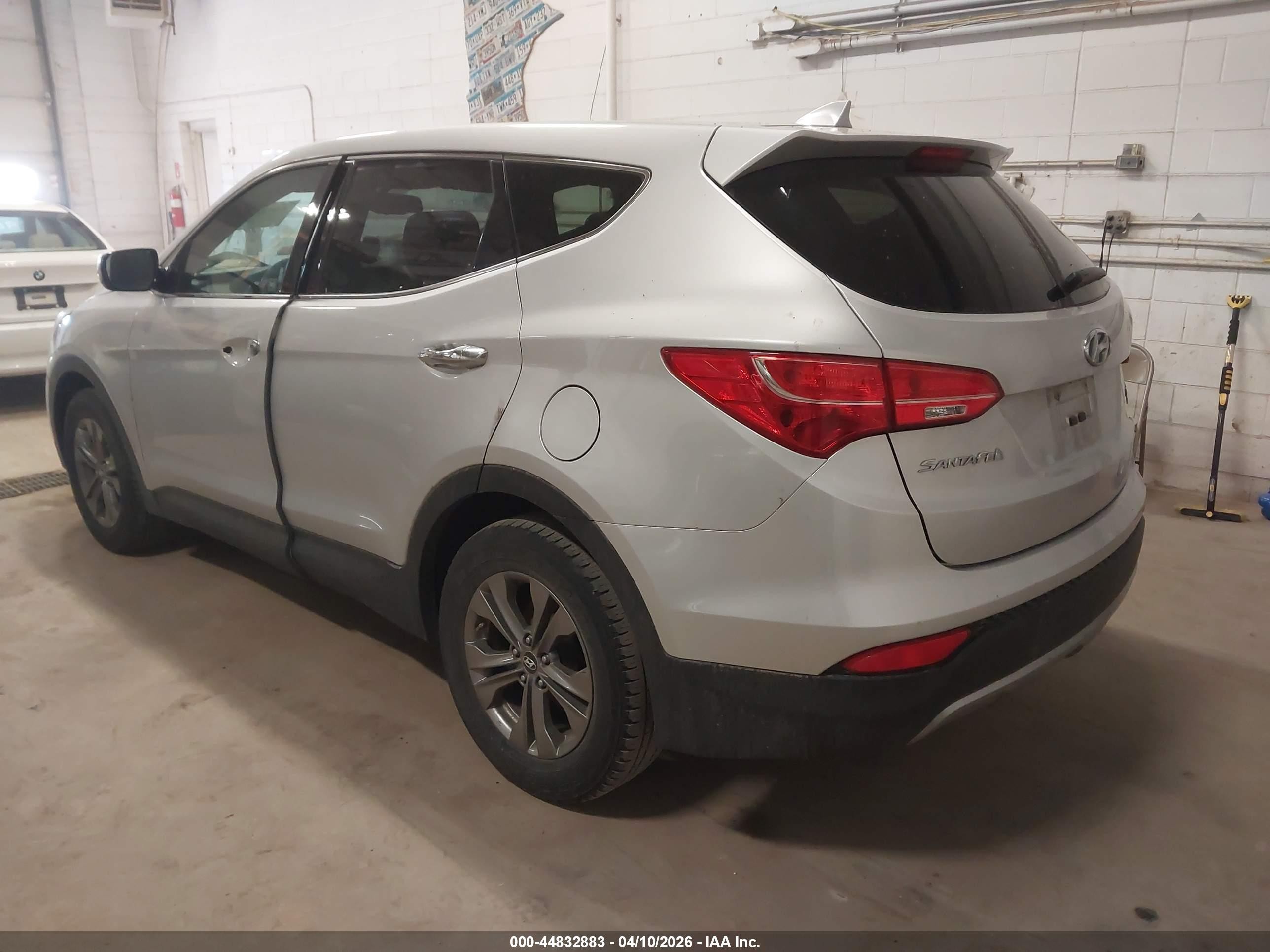 2013 Hyundai Santa Fe Sport Gray vin: 5XYZTDLB0DG060296
