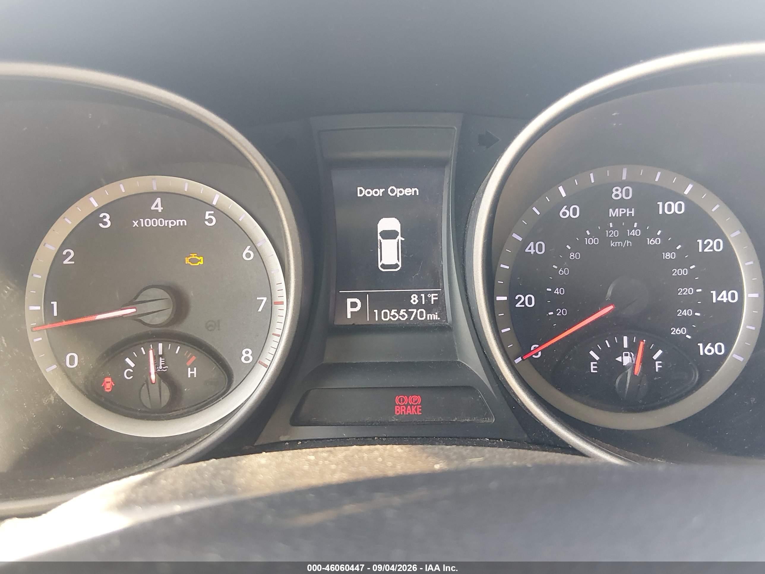 2014 Hyundai Santa Fe Sport 2.4l Gray vin: 5XYZTDLB0EG131692
