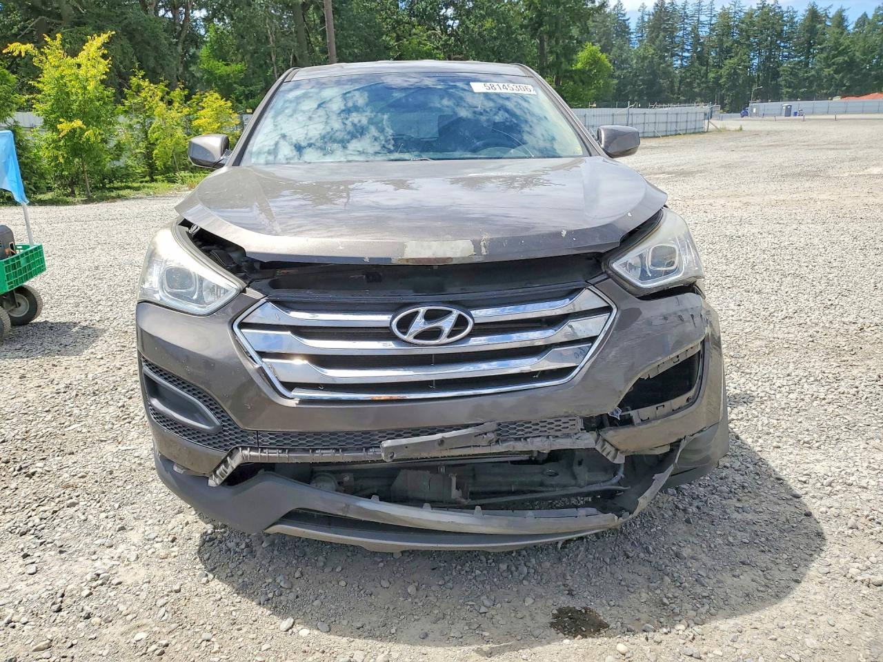 2014 Hyundai Santa Fe Sport 2.4l Charcoal vin: 5XYZTDLB0EG153093