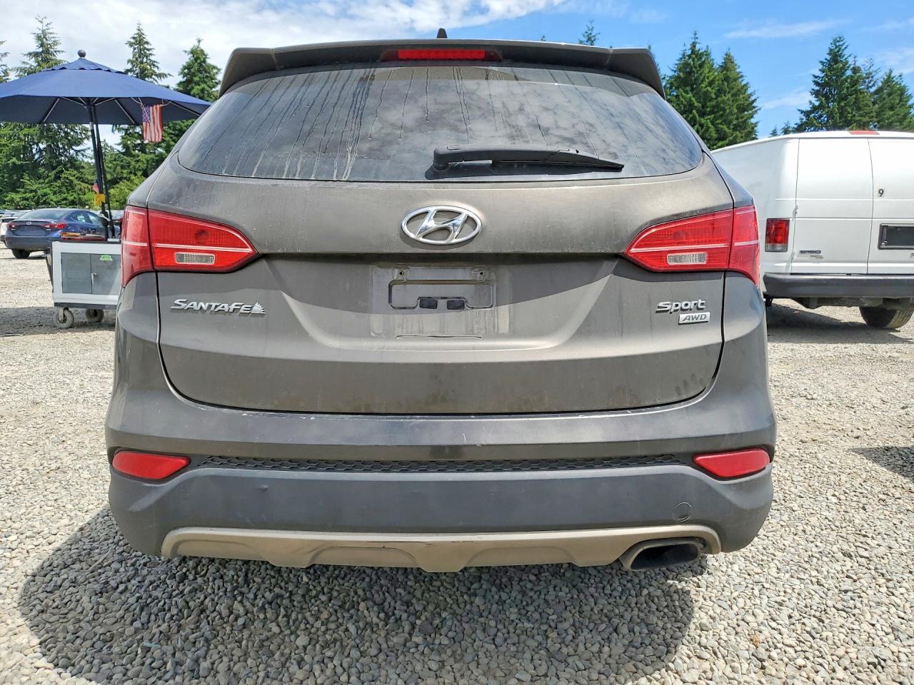 2014 Hyundai Santa Fe Sport 2.4l Charcoal vin: 5XYZTDLB0EG153093