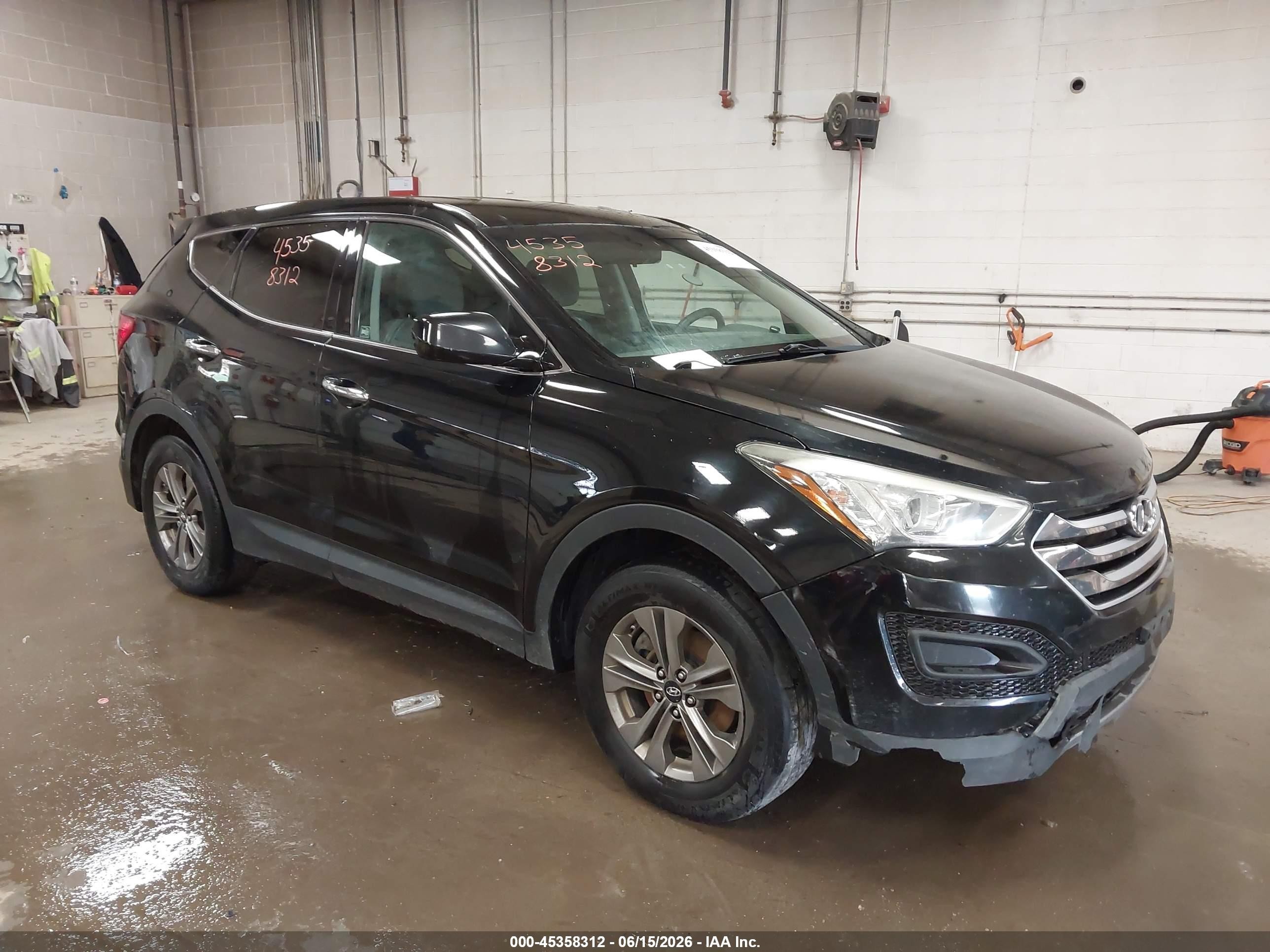 2015 Hyundai Santa Fe Sport 2.4l Черный vin: 5XYZTDLB0FG279939