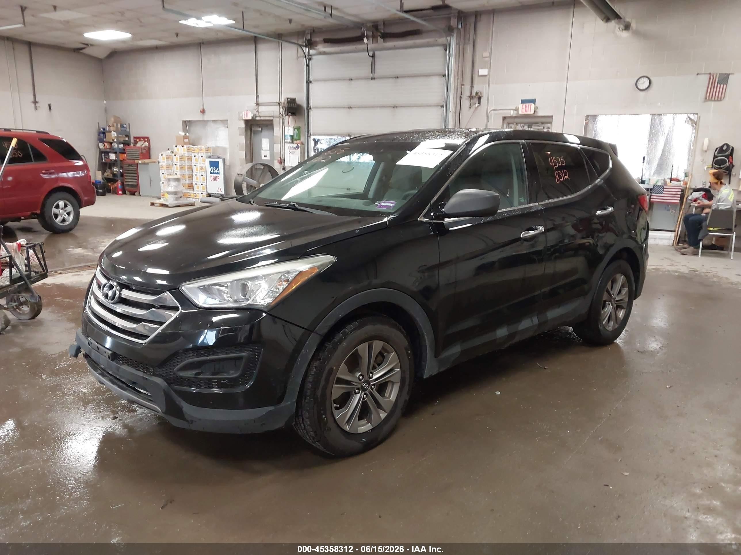2015 Hyundai Santa Fe Sport 2.4l Черный vin: 5XYZTDLB0FG279939
