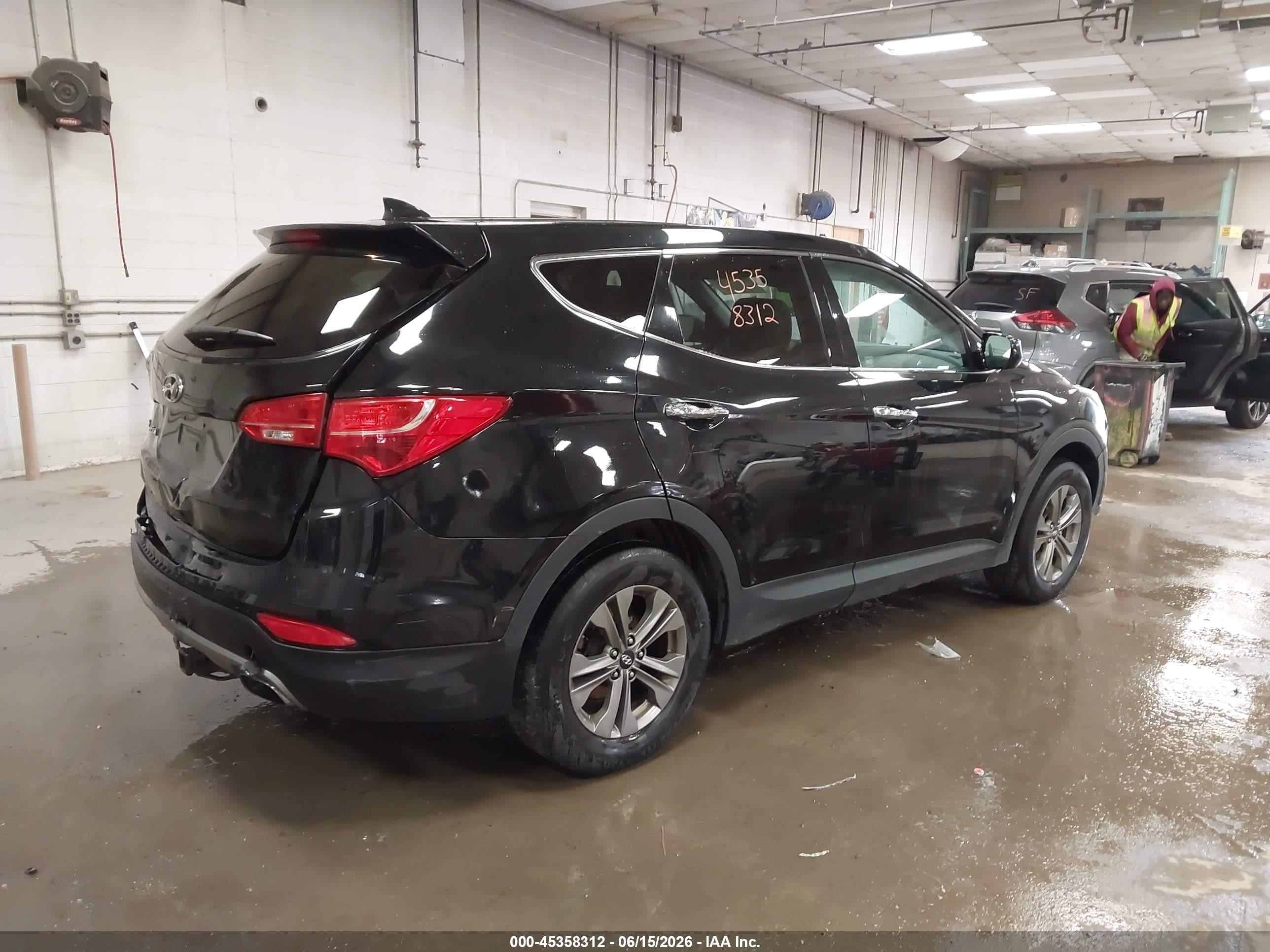 2015 Hyundai Santa Fe Sport 2.4l Черный vin: 5XYZTDLB0FG279939