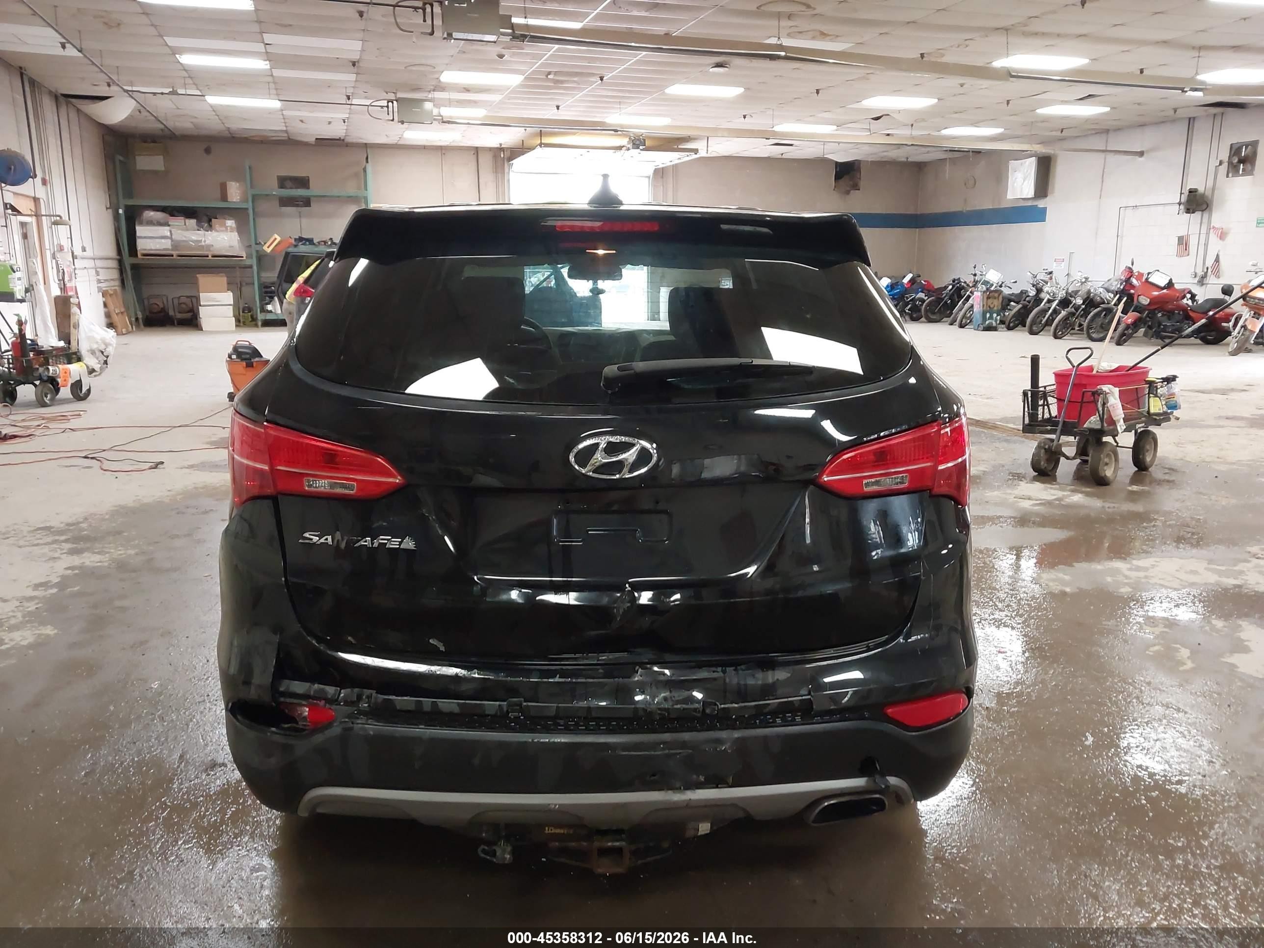 2015 Hyundai Santa Fe Sport 2.4l Черный vin: 5XYZTDLB0FG279939