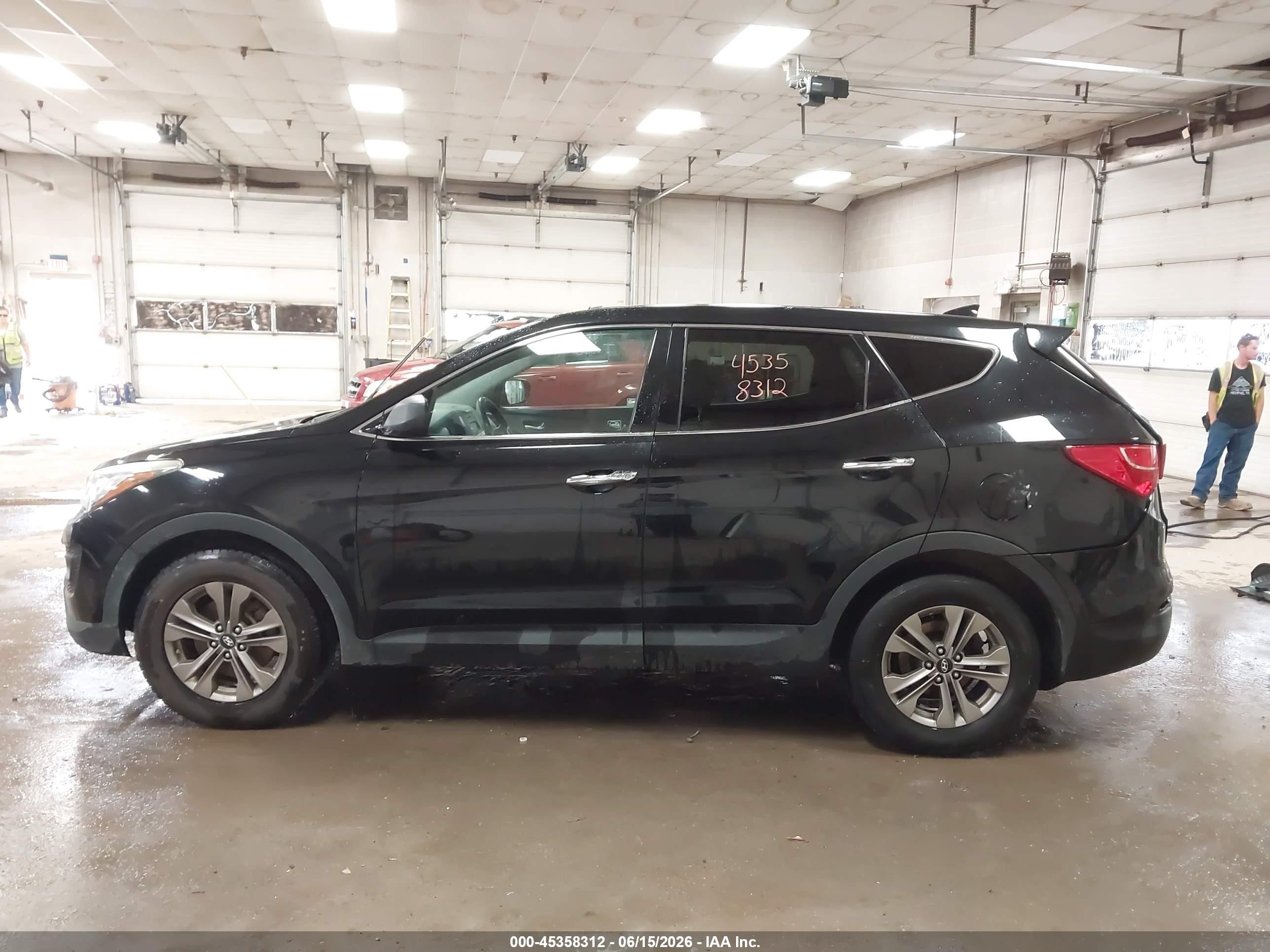 2015 Hyundai Santa Fe Sport 2.4l Черный vin: 5XYZTDLB0FG279939