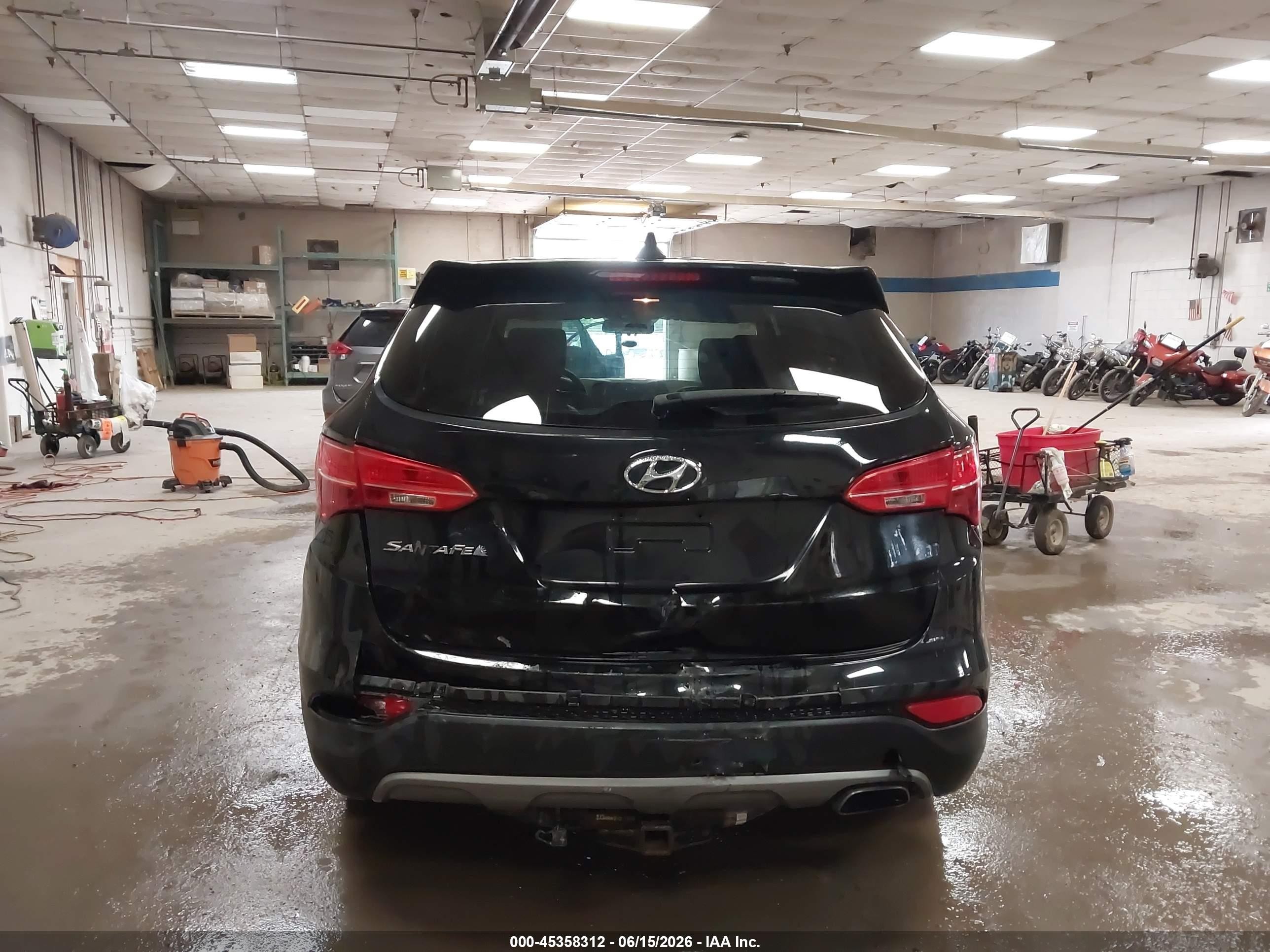 2015 Hyundai Santa Fe Sport 2.4l Черный vin: 5XYZTDLB0FG279939