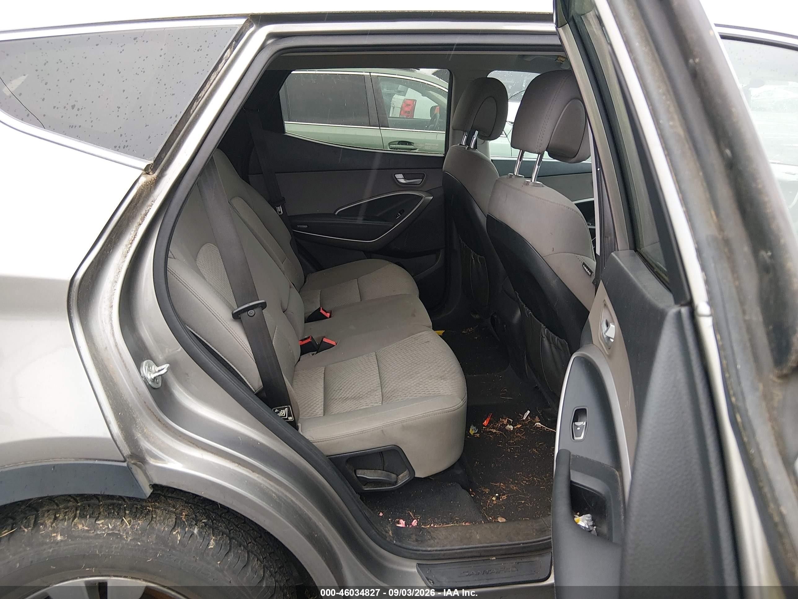 2016 Hyundai Santa Fe Sport 2.4l Серый vin: 5XYZTDLB0GG340093