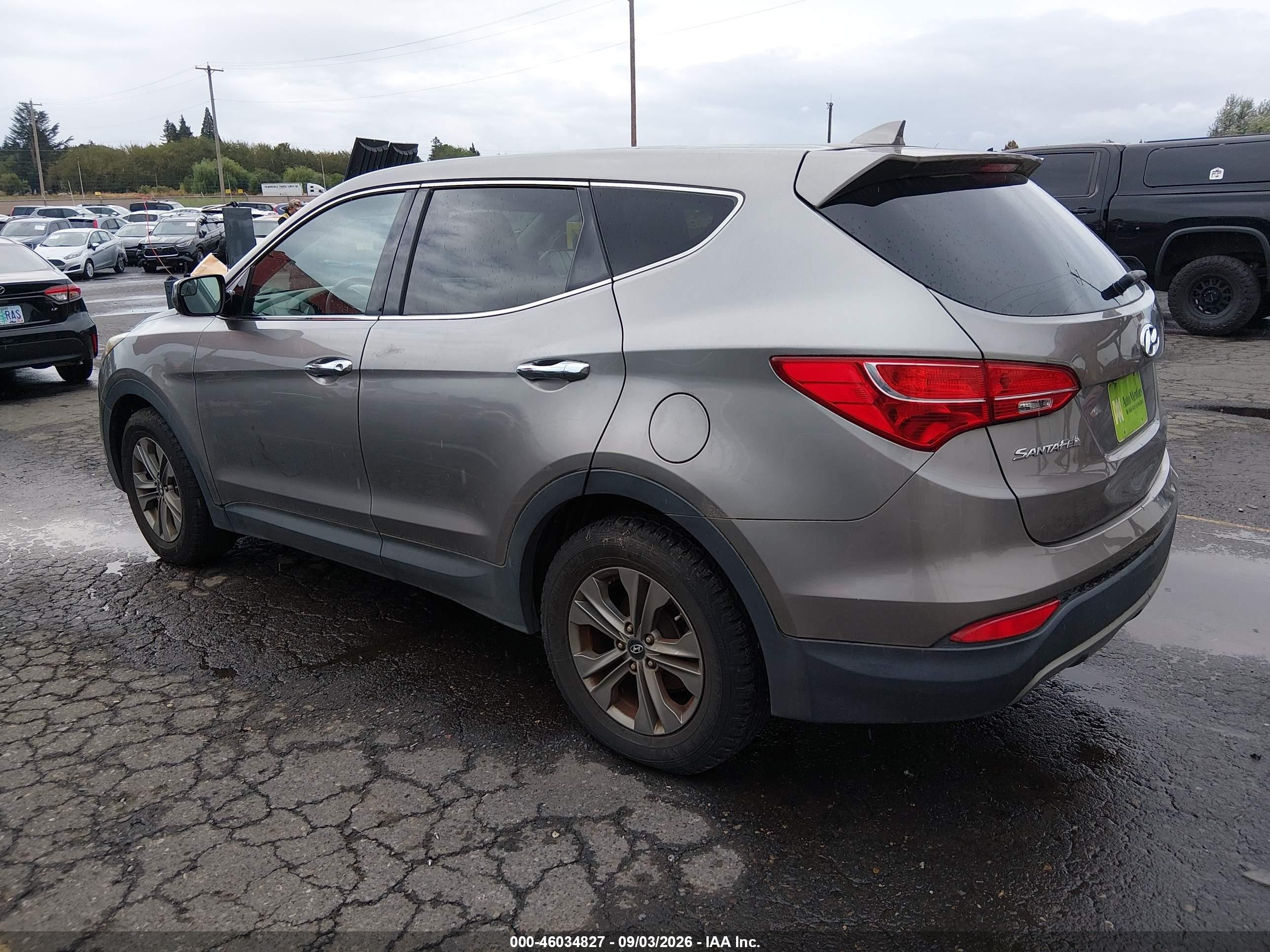 2016 Hyundai Santa Fe Sport 2.4l Серый vin: 5XYZTDLB0GG340093