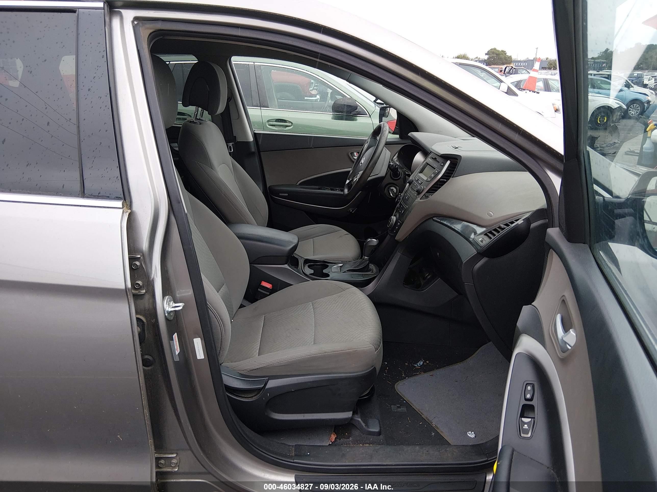 2016 Hyundai Santa Fe Sport 2.4l Серый vin: 5XYZTDLB0GG340093