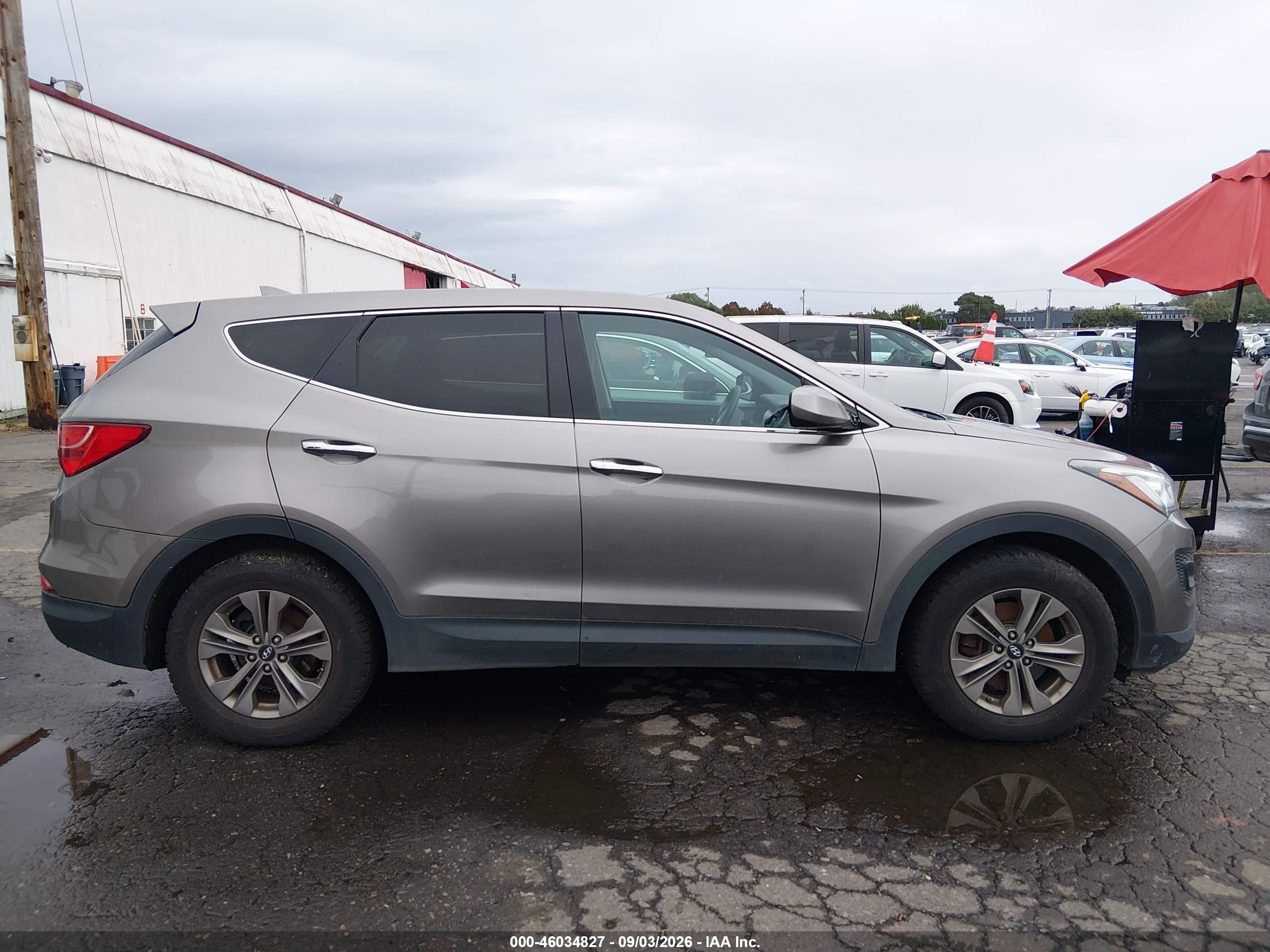 2016 Hyundai Santa Fe Sport 2.4l Серый vin: 5XYZTDLB0GG340093
