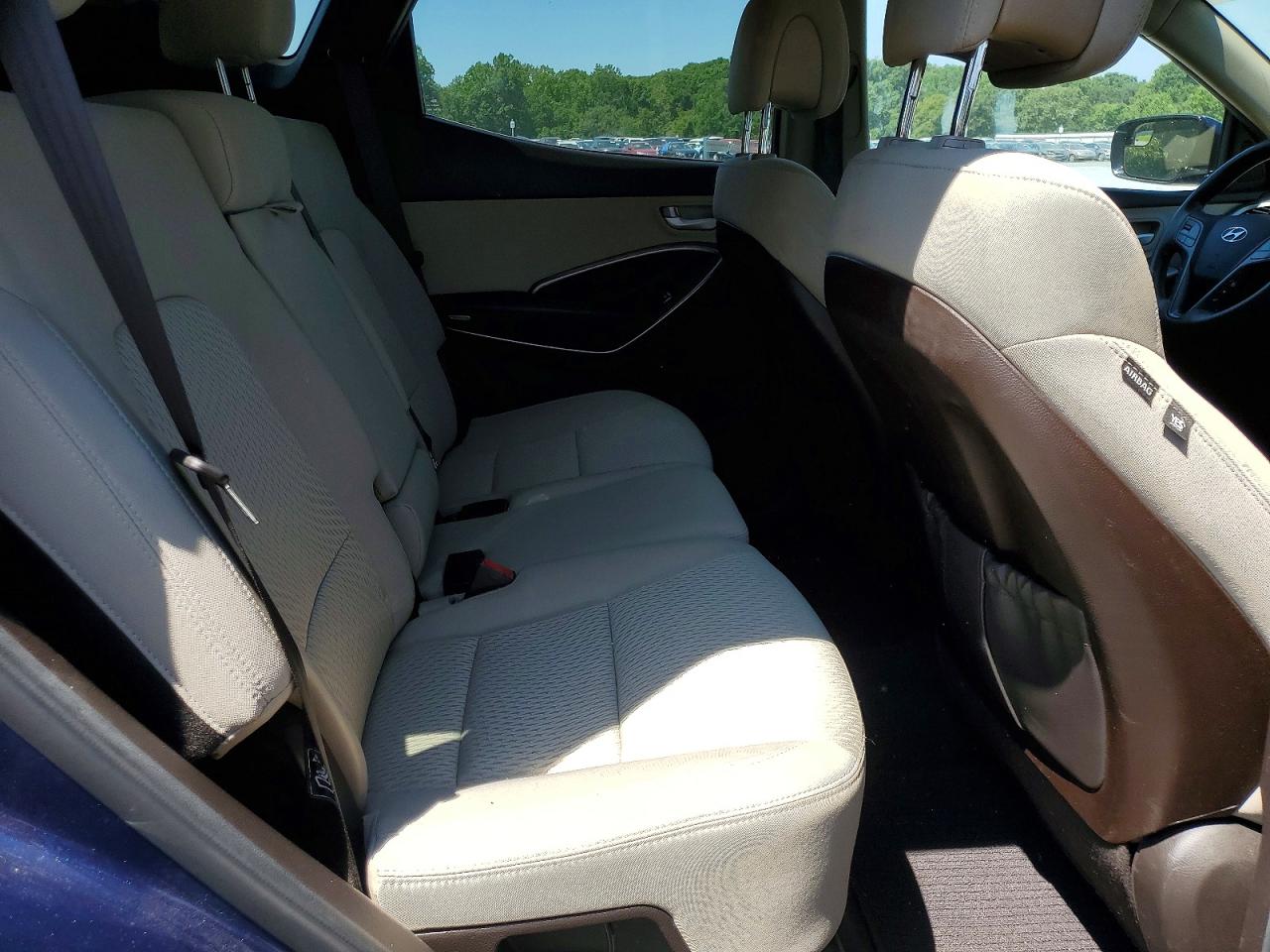 2017 Hyundai Santa Fe Sport 2.4l Blue vin: 5XYZTDLB0HG481456