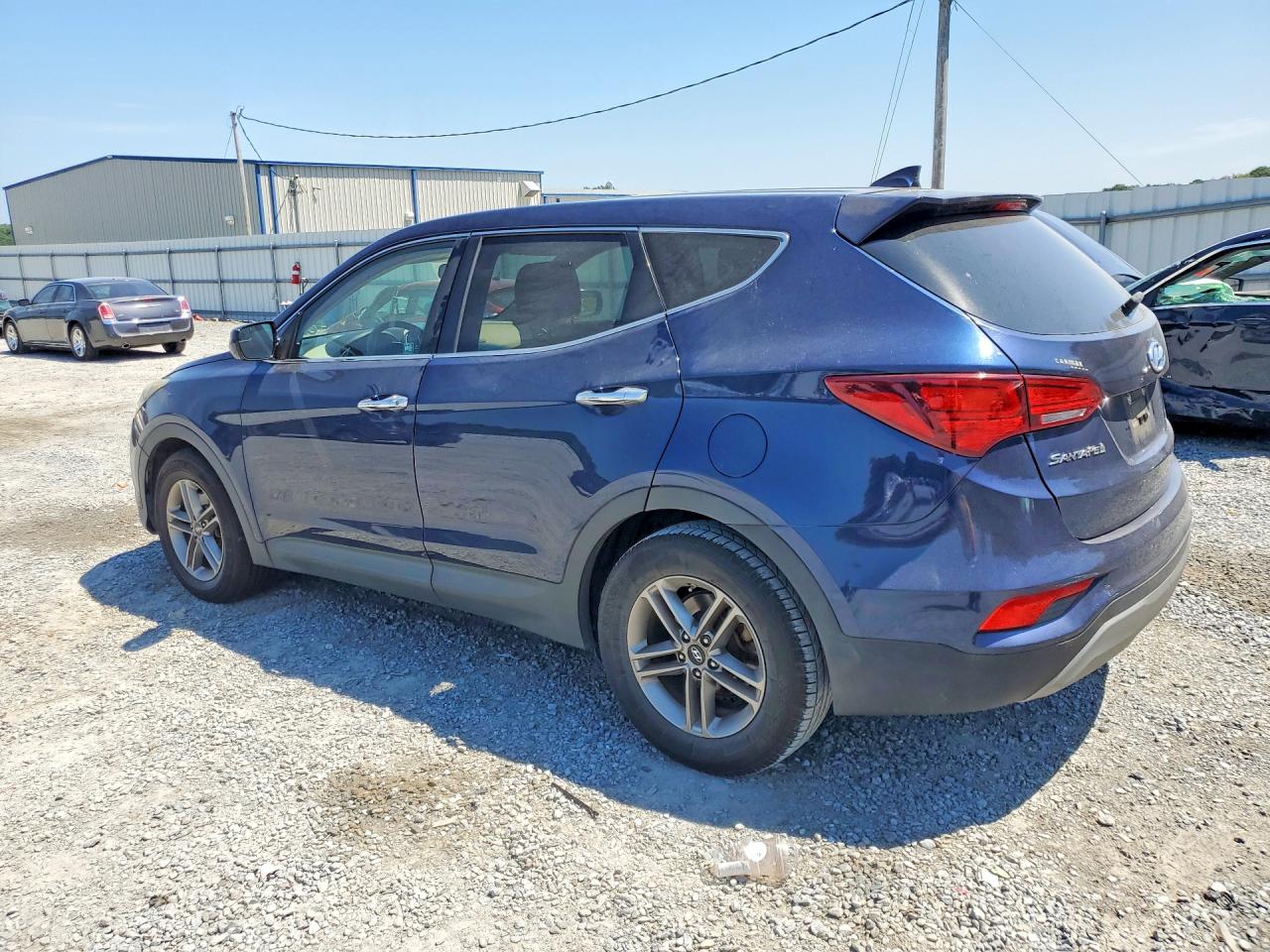 2017 Hyundai Santa Fe Sport 2.4l Blue vin: 5XYZTDLB0HG481456