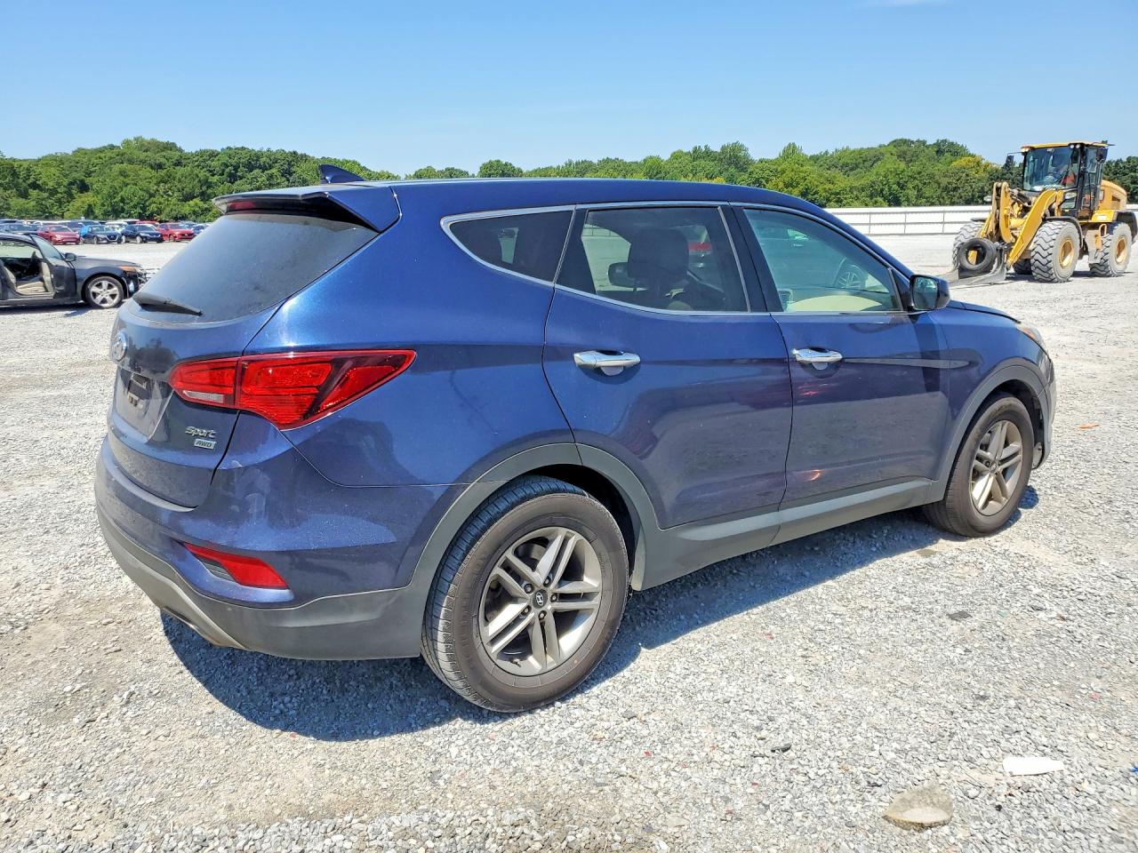 2017 Hyundai Santa Fe Sport 2.4l Blue vin: 5XYZTDLB0HG481456