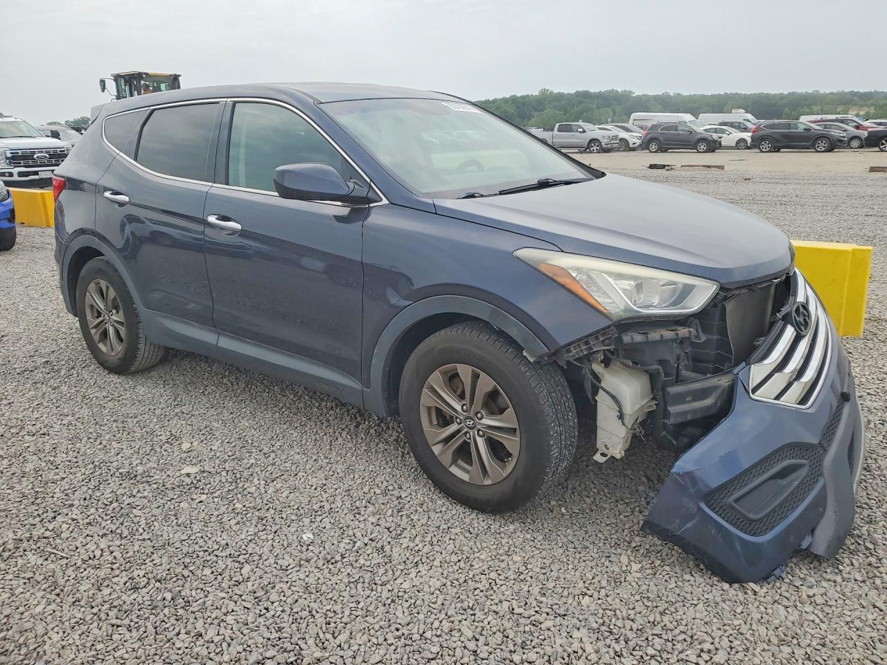 2013 Hyundai Santa Fe Sport 2.4l Blue vin: 5XYZTDLB1DG094201