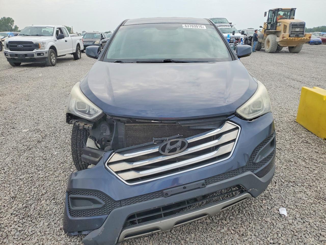 2013 Hyundai Santa Fe Sport 2.4l Blue vin: 5XYZTDLB1DG094201