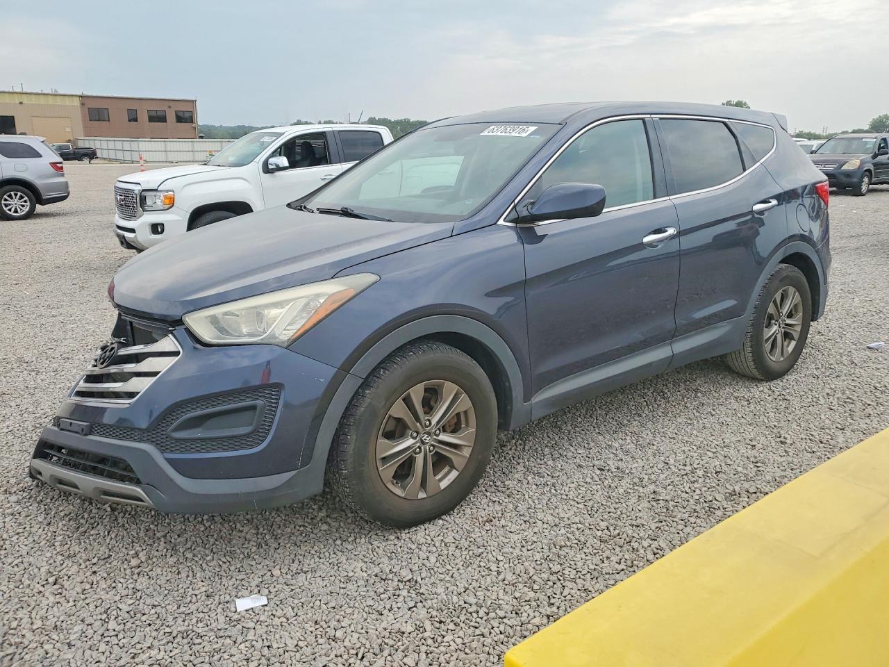2013 Hyundai Santa Fe Sport 2.4l Blue vin: 5XYZTDLB1DG094201