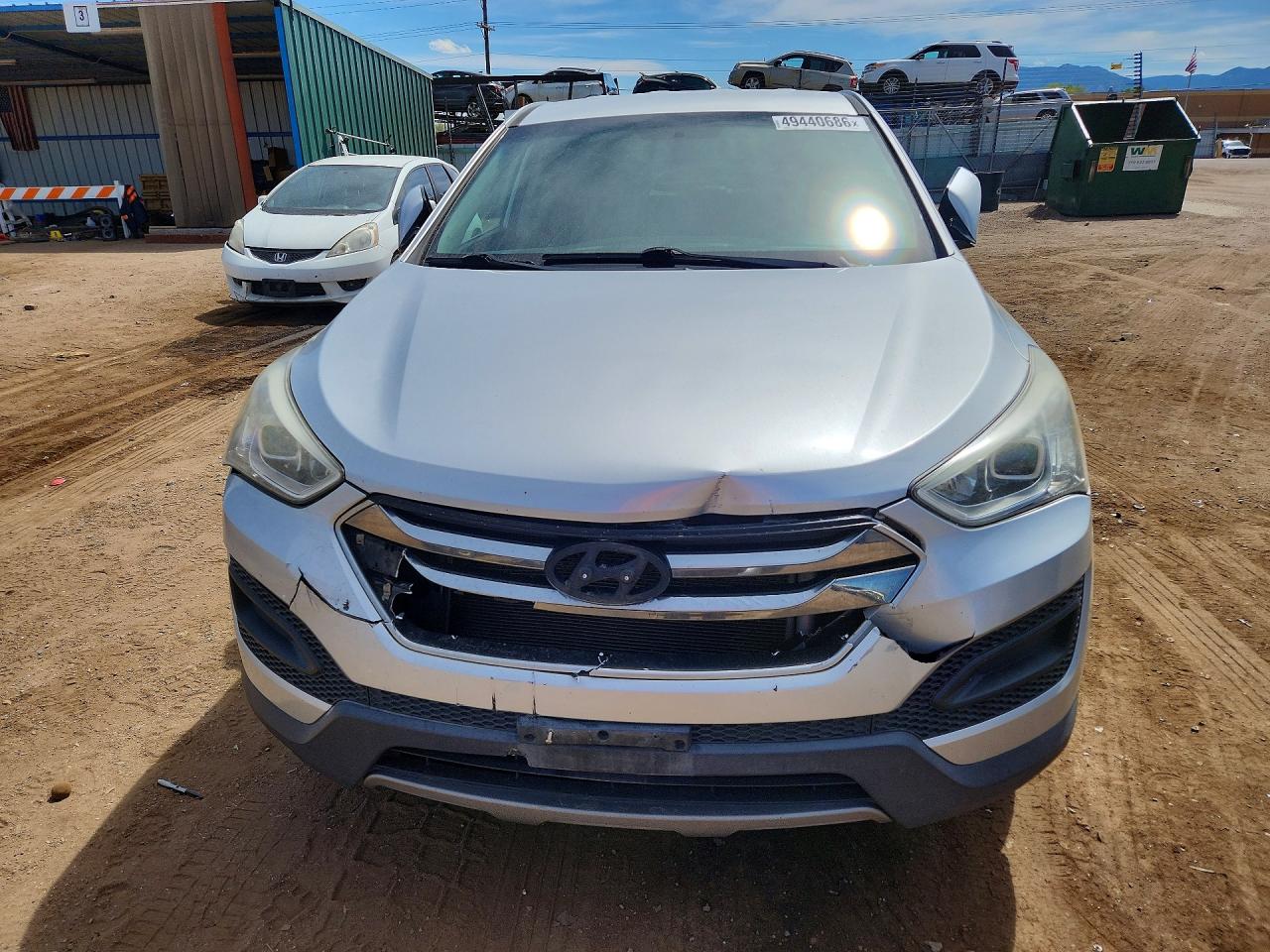 2015 Hyundai Santa Fe Sport 2.4l Silver vin: 5XYZTDLB1FG292697
