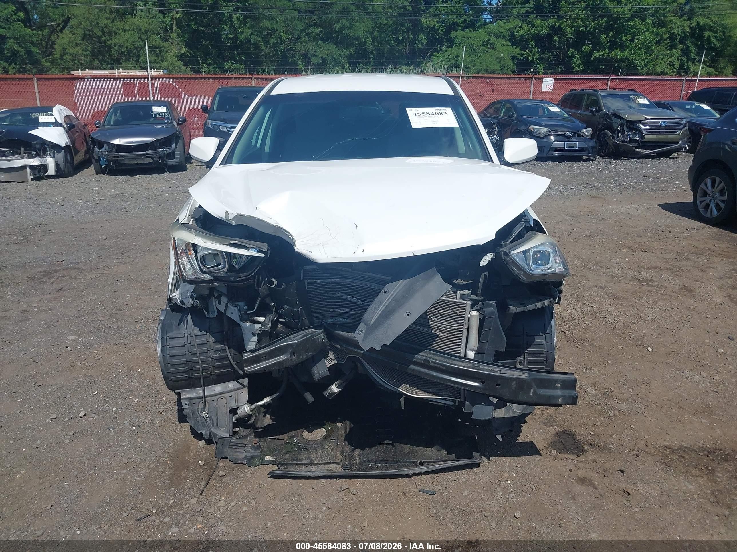 2015 Hyundai Santa Fe Sport 2.4l Белый vin: 5XYZTDLB1FG296541