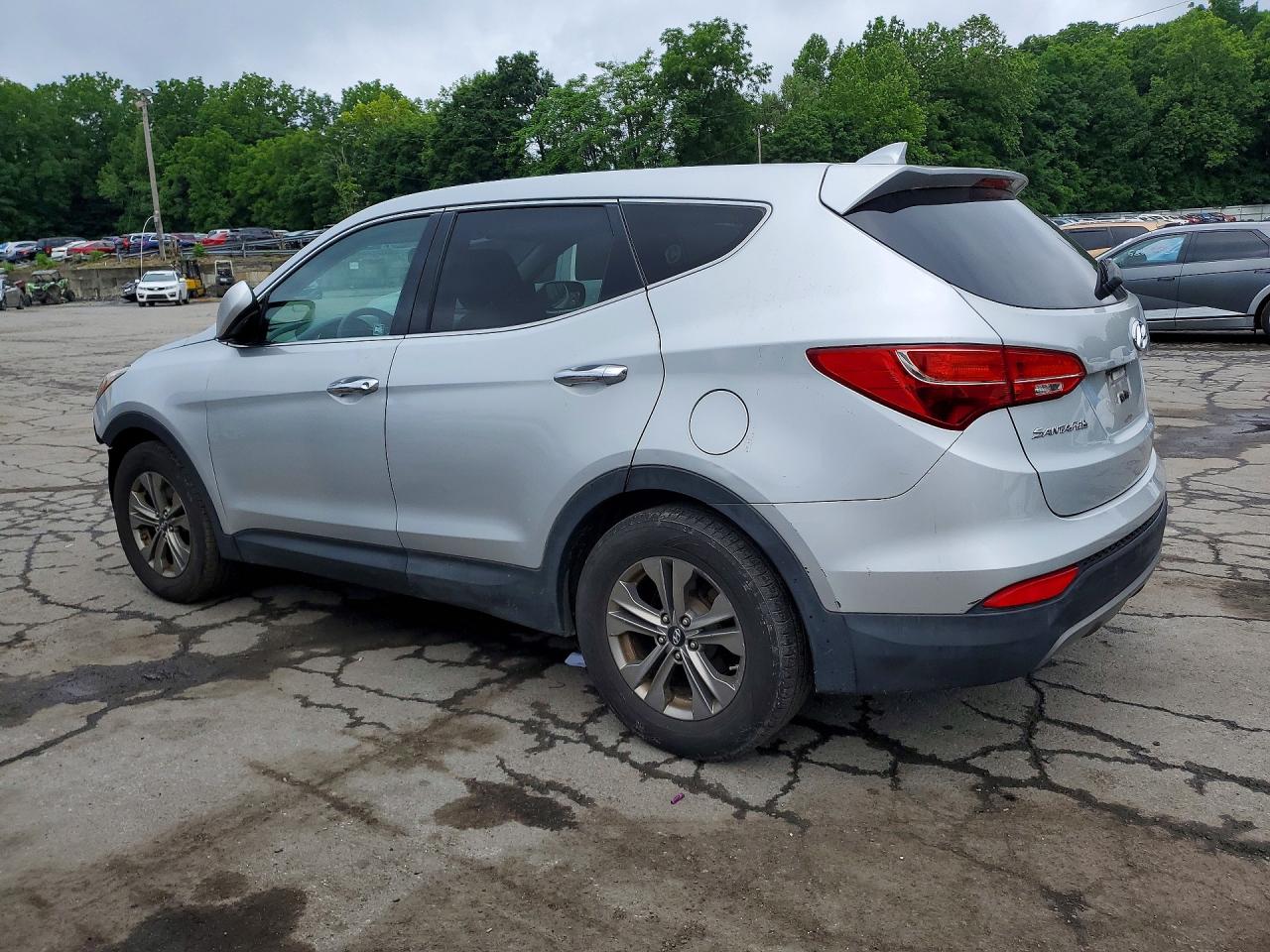 2015 Hyundai Santa Fe Sport 2.4l Silver vin: 5XYZTDLB1FG299312