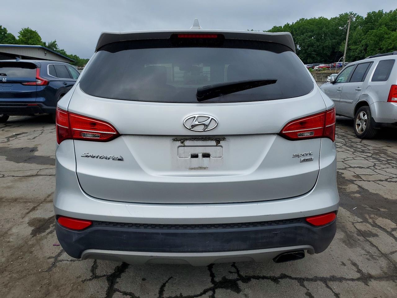 2015 Hyundai Santa Fe Sport 2.4l Silver vin: 5XYZTDLB1FG299312