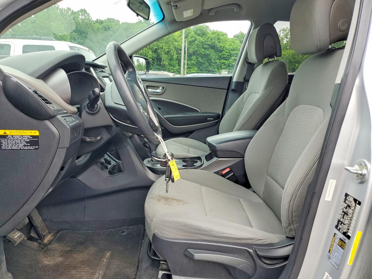 2015 Hyundai Santa Fe Sport 2.4l Silver vin: 5XYZTDLB1FG299312