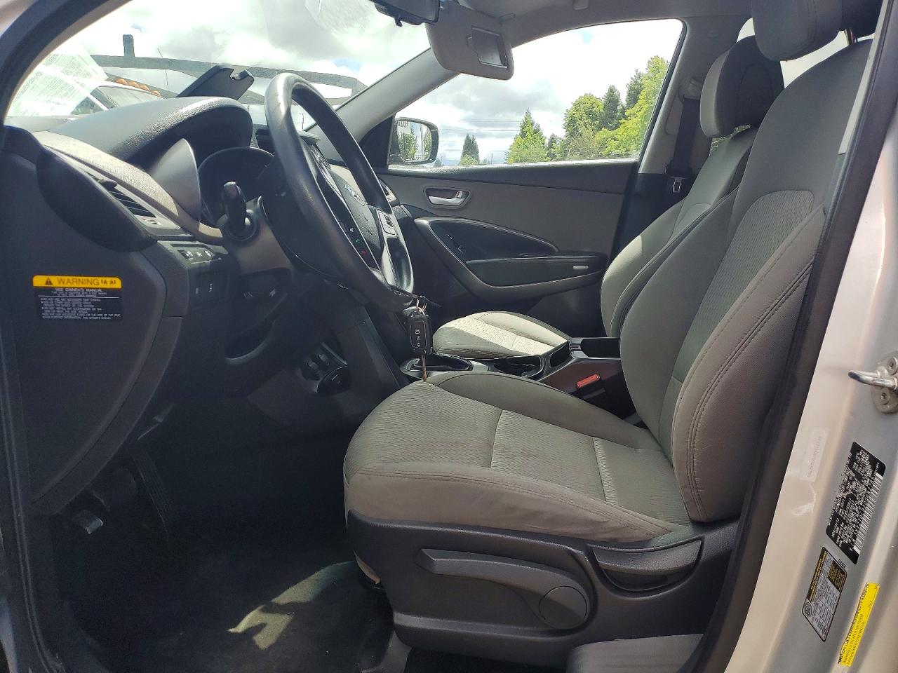 2013 Hyundai Santa Fe Sport 2.4l Silver vin: 5XYZTDLB2DG042785
