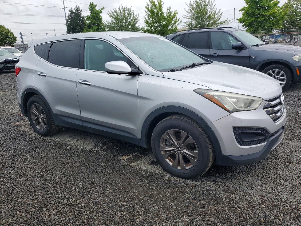 2013 Hyundai Santa Fe Sport 2.4l Silver vin: 5XYZTDLB2DG042785