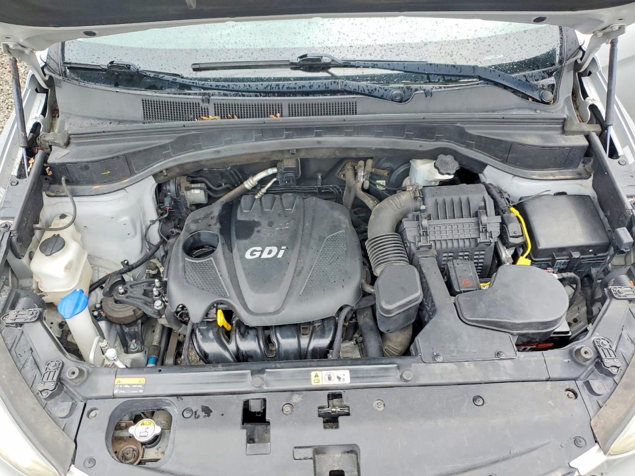 2013 Hyundai Santa Fe Sport 2.4l Silver vin: 5XYZTDLB2DG042785