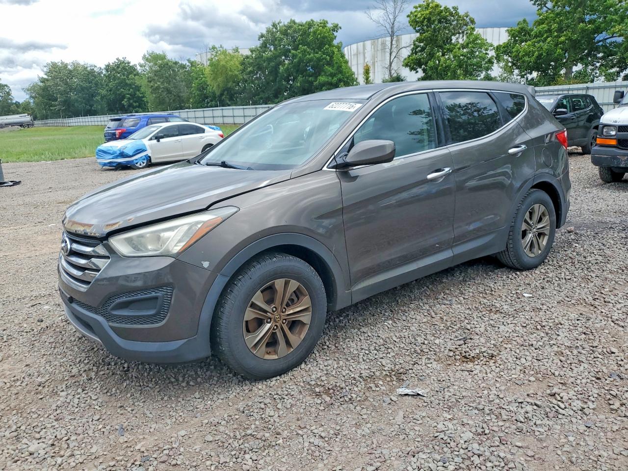 2014 Hyundai Santa Fe Sport 2.4l Brown vin: 5XYZTDLB2EG203203
