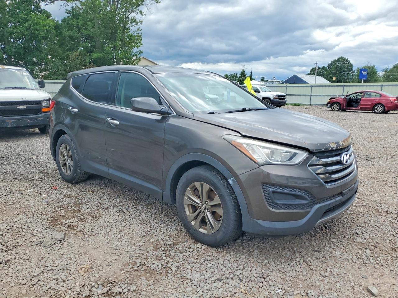 2014 Hyundai Santa Fe Sport 2.4l Brown vin: 5XYZTDLB2EG203203