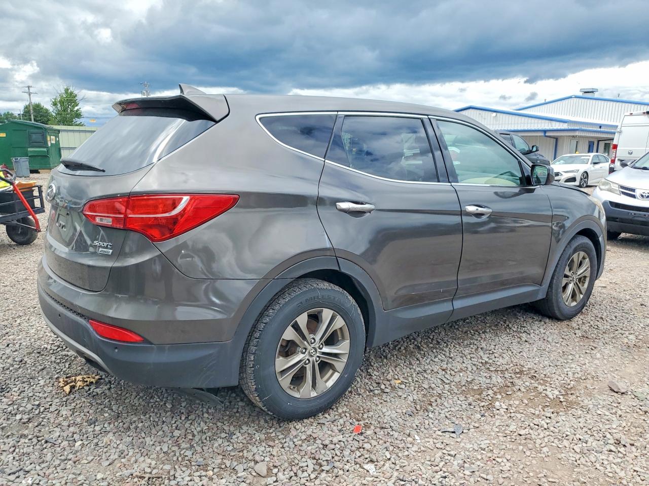 2014 Hyundai Santa Fe Sport 2.4l Brown vin: 5XYZTDLB2EG203203