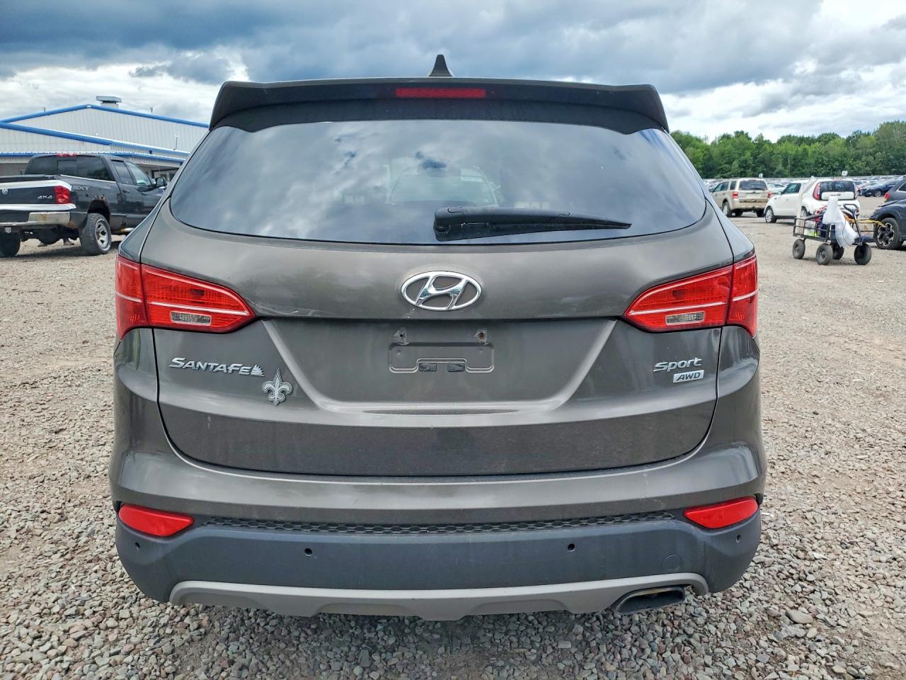 2014 Hyundai Santa Fe Sport 2.4l Brown vin: 5XYZTDLB2EG203203