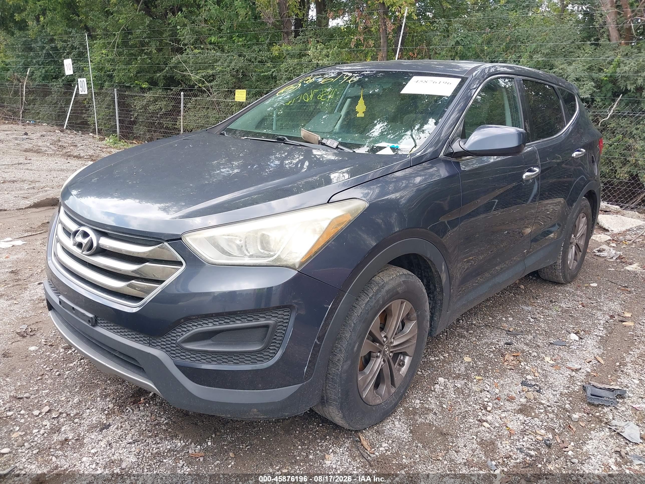 2015 Hyundai Santa Fe Sport 2.4l Синий vin: 5XYZTDLB2FG231374