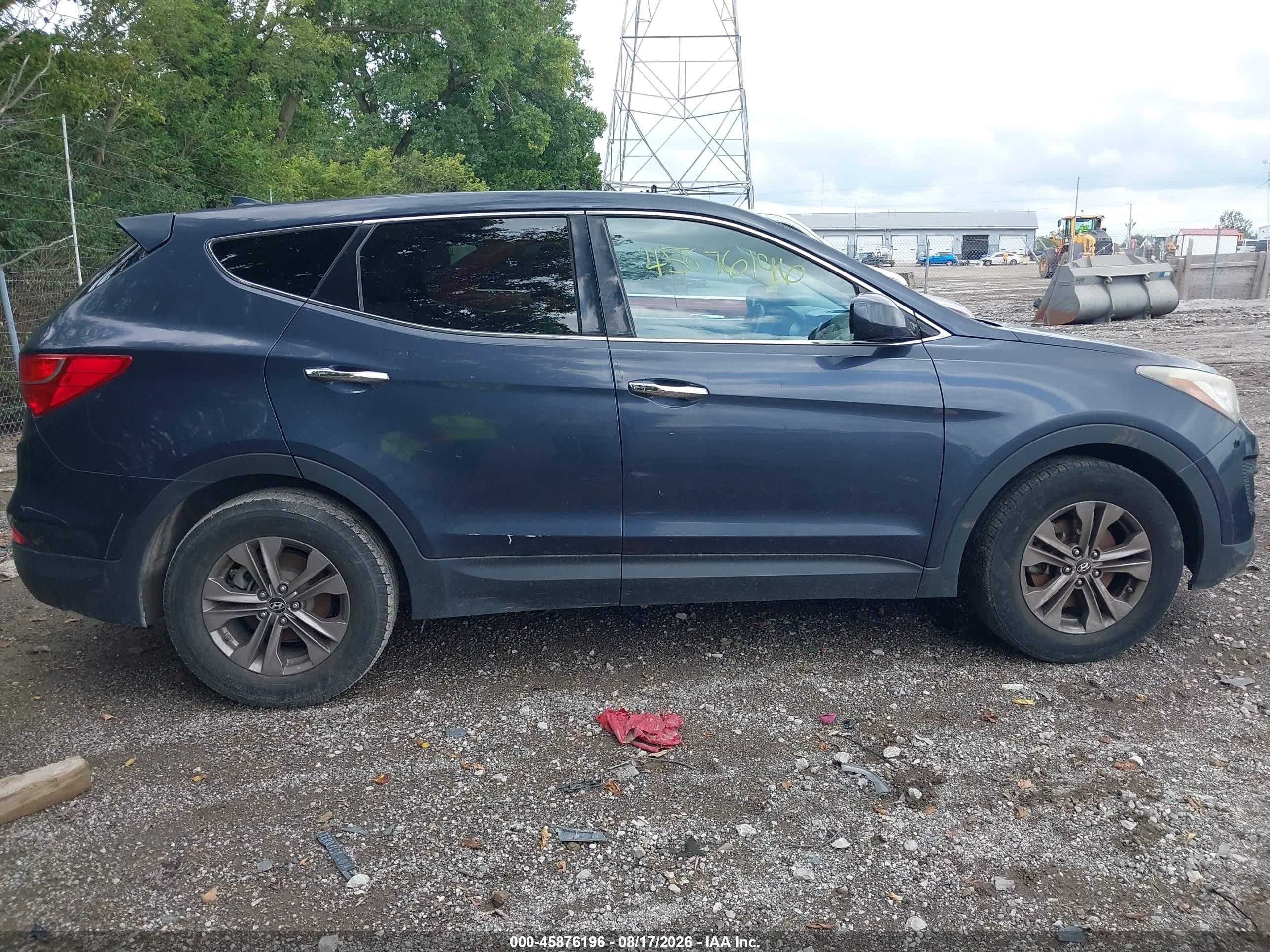 2015 Hyundai Santa Fe Sport 2.4l Синий vin: 5XYZTDLB2FG231374