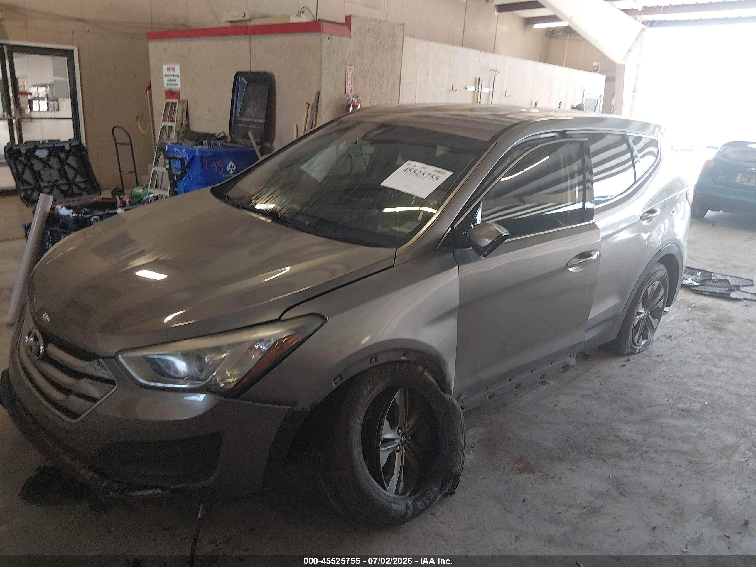 2015 Hyundai Santa Fe Sport 2.4l Gray vin: 5XYZTDLB2FG304260