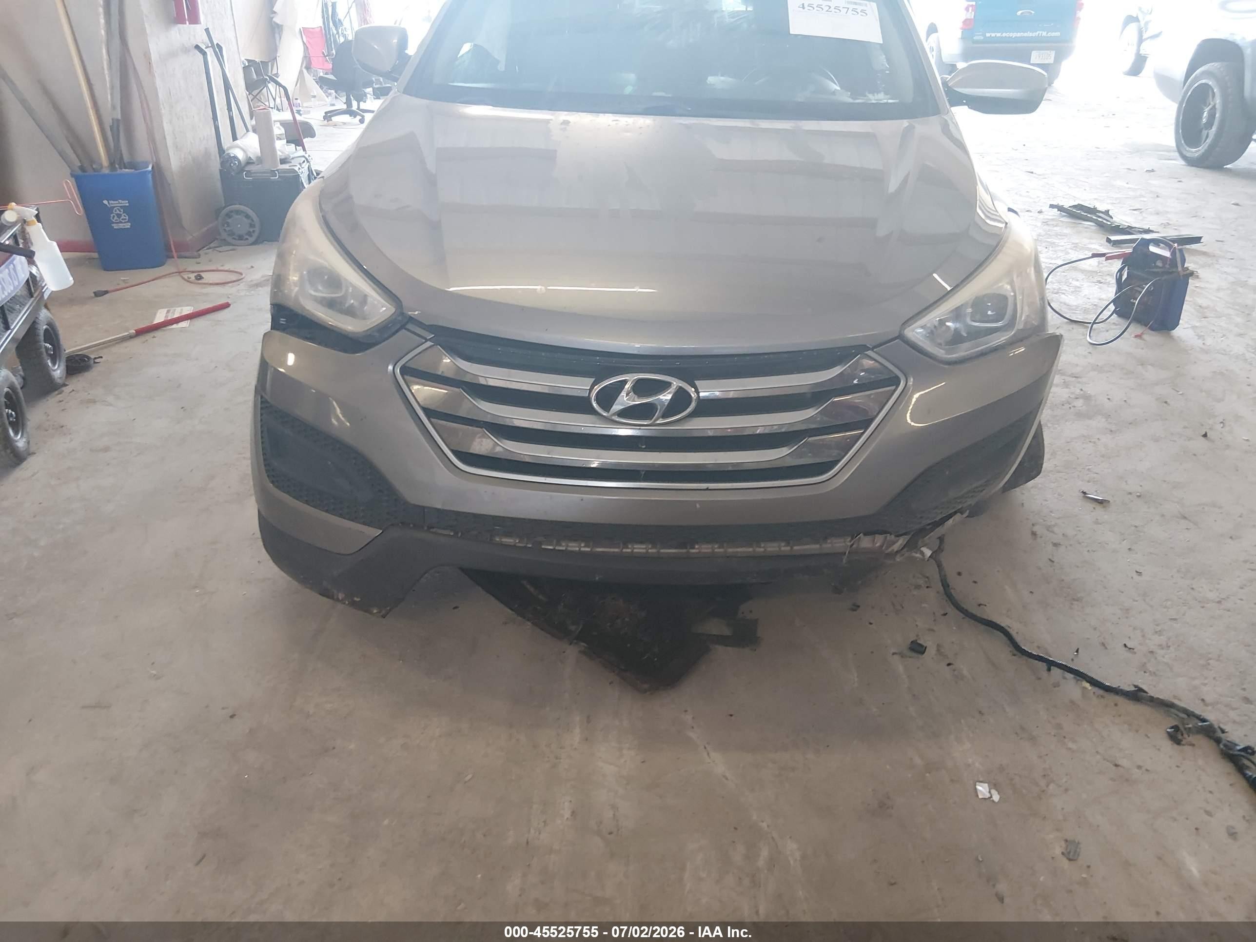 2015 Hyundai Santa Fe Sport 2.4l Gray vin: 5XYZTDLB2FG304260