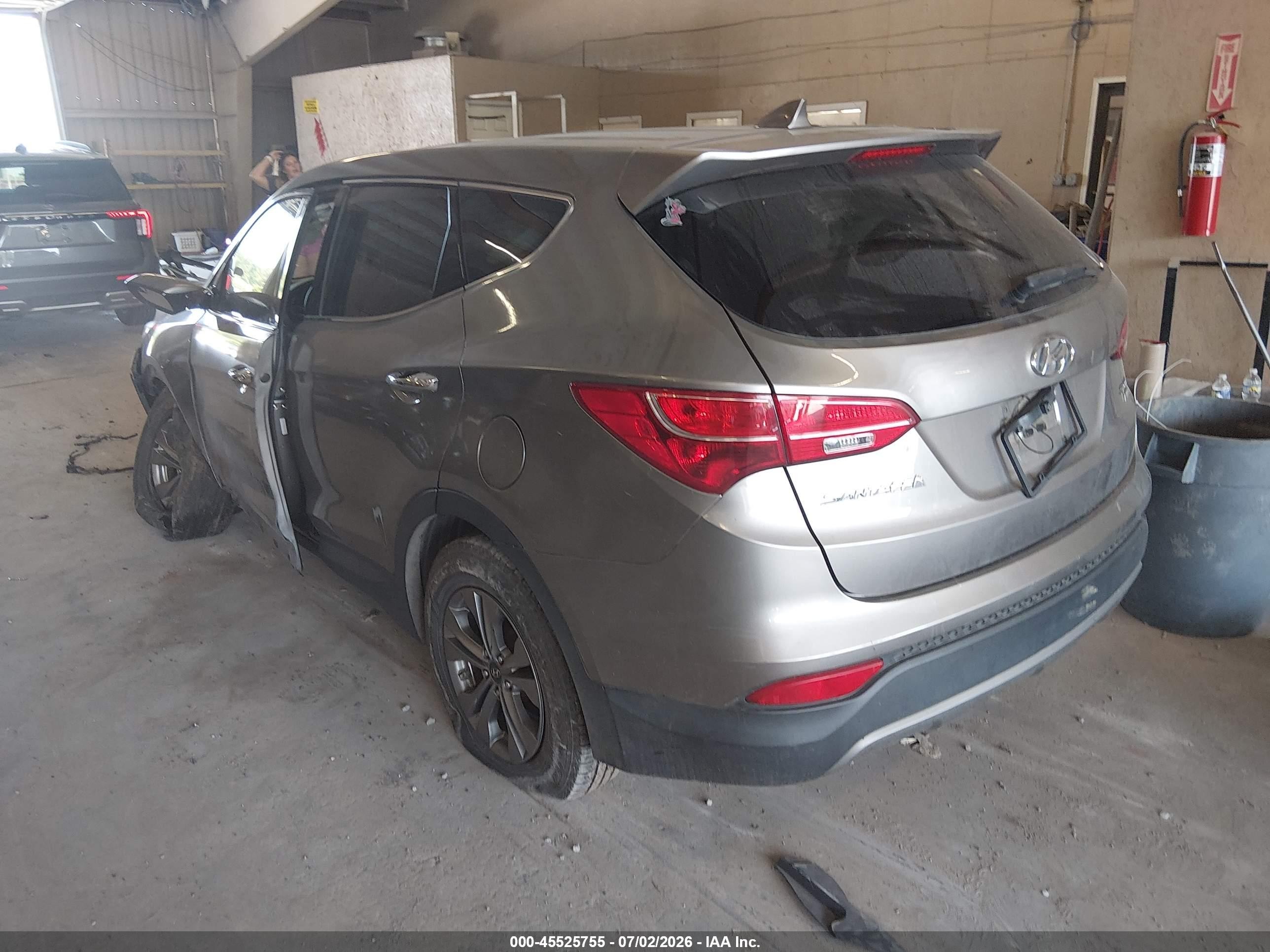2015 Hyundai Santa Fe Sport 2.4l Gray vin: 5XYZTDLB2FG304260