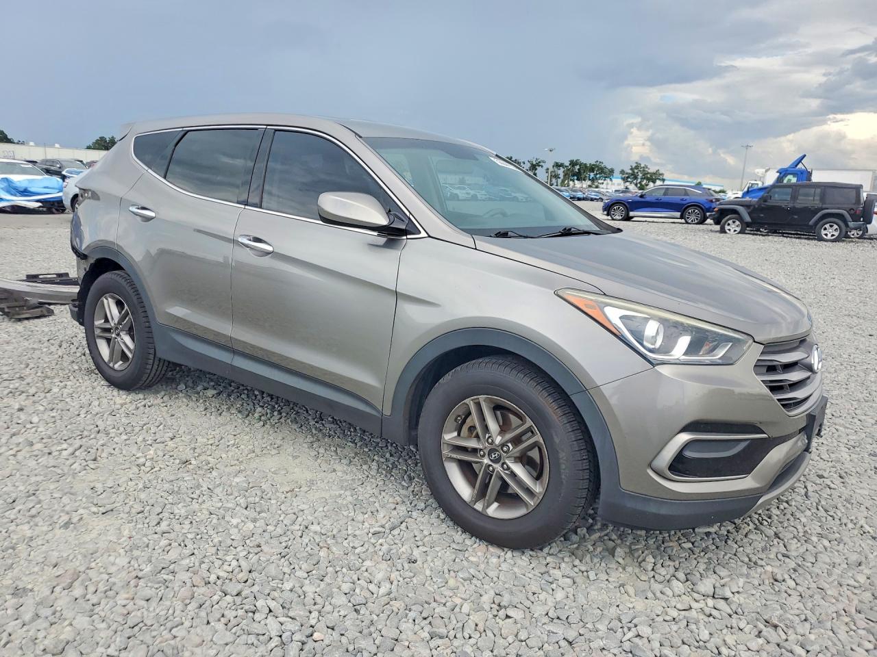 2017 Hyundai Santa Fe Sport 2.4l Gray vin: 5XYZTDLB2HG404670