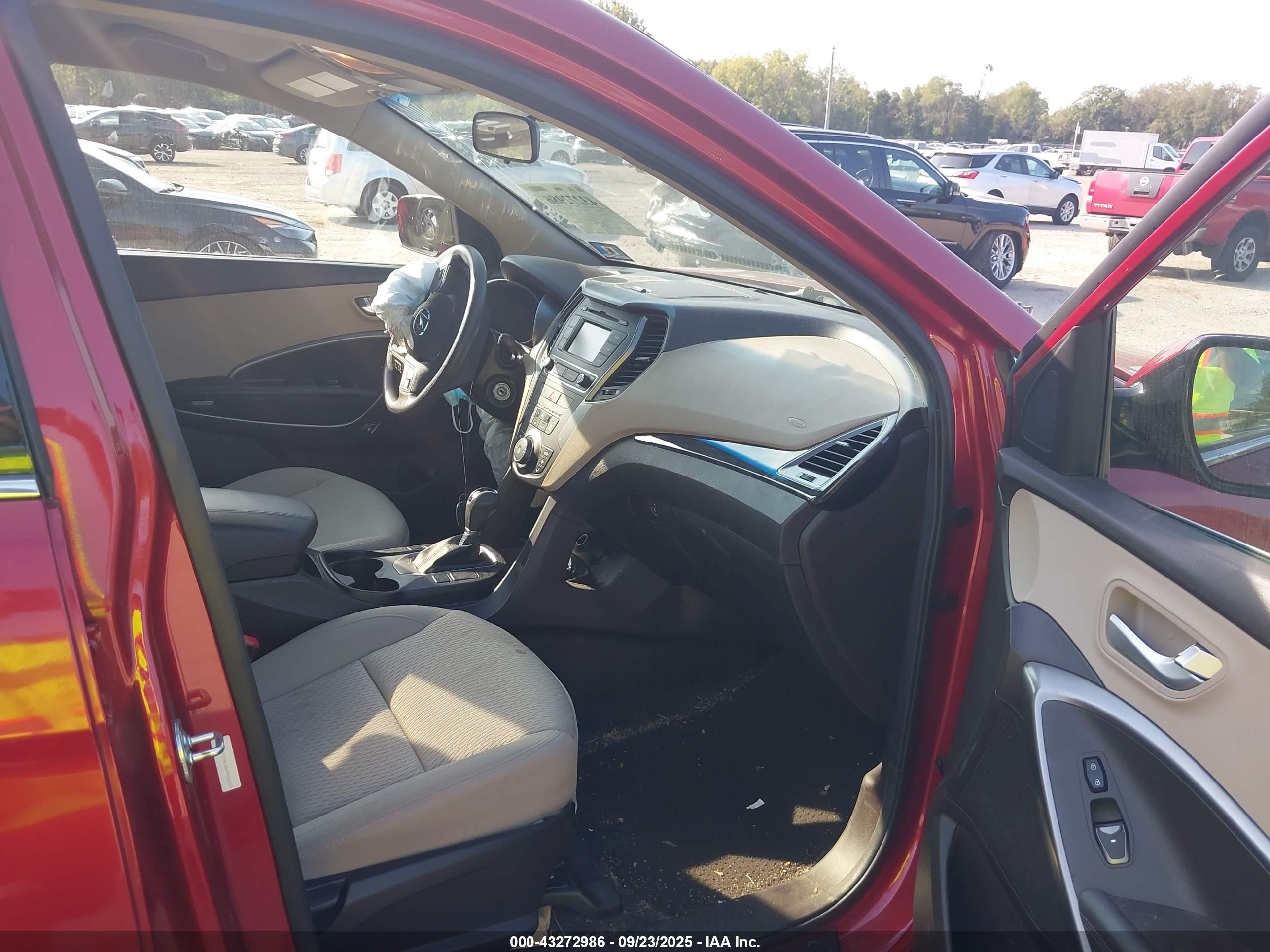 2018 Hyundai Santa Fe Sport 2.4l Бордовый vin: 5XYZTDLB2JG556213