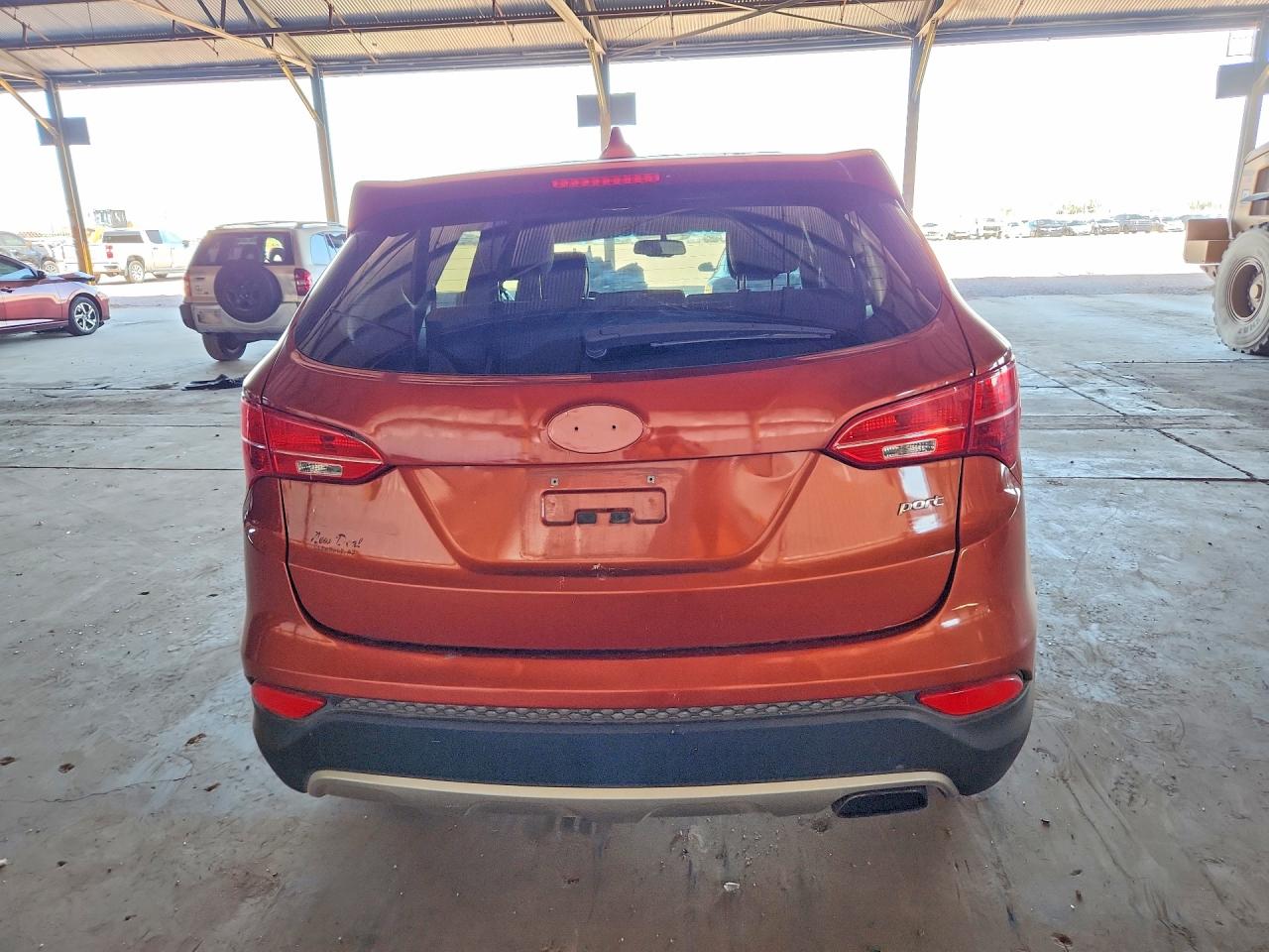 2013 Hyundai Santa Fe Sport 2.4l Orange vin: 5XYZTDLB3DG045212