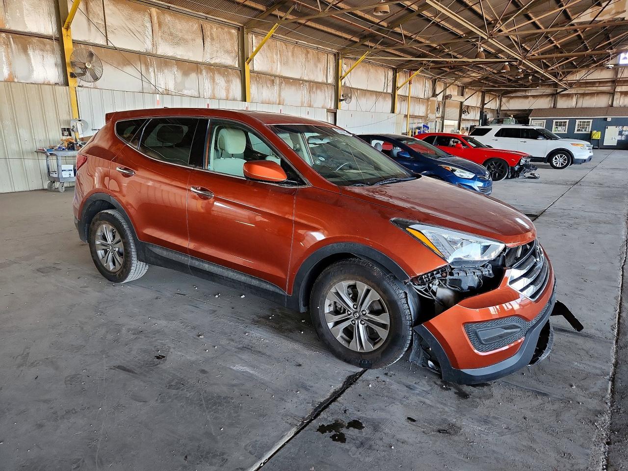 2013 Hyundai Santa Fe Sport 2.4l Orange vin: 5XYZTDLB3DG045212