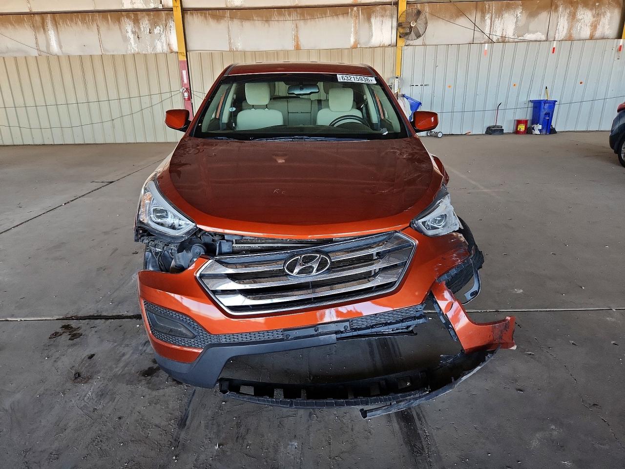 2013 Hyundai Santa Fe Sport 2.4l Orange vin: 5XYZTDLB3DG045212