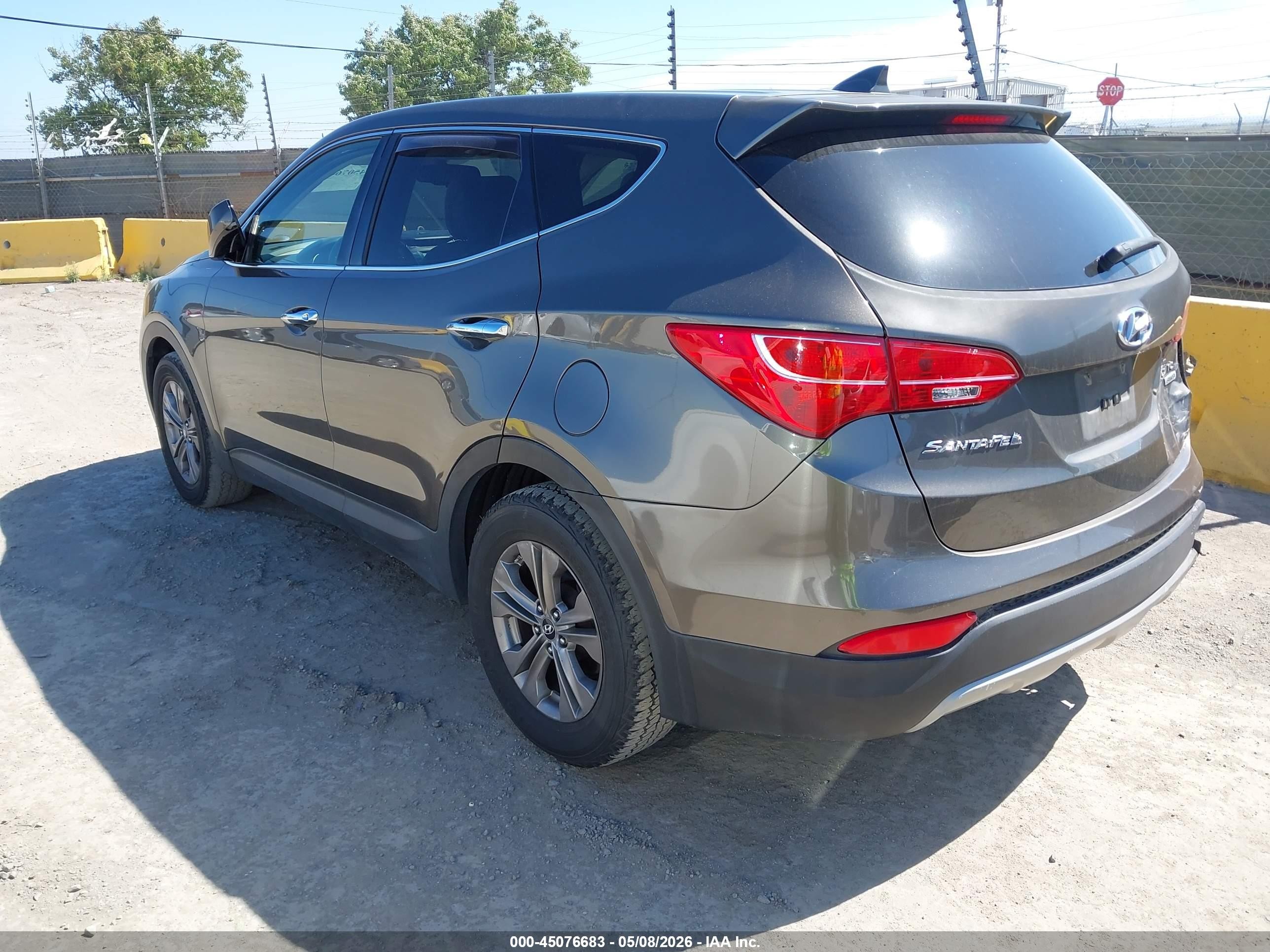 2014 Hyundai Santa Fe Sport 2.4l Gray vin: 5XYZTDLB3EG145134