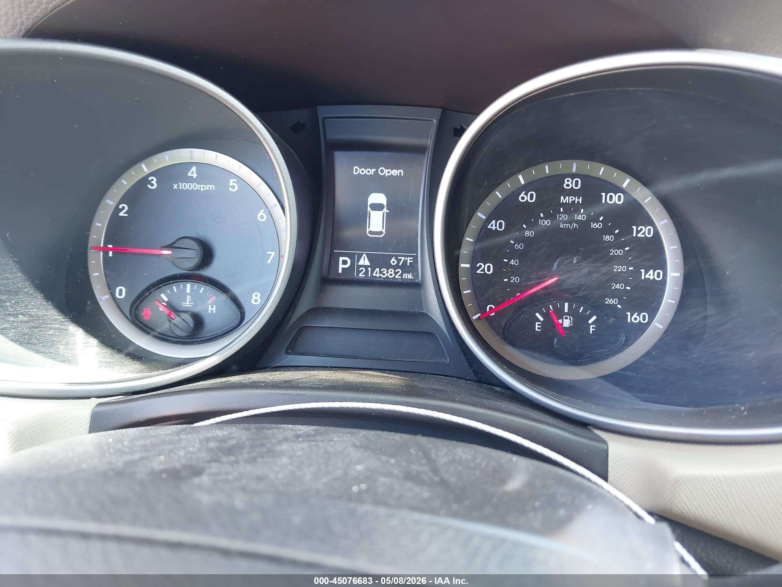 2014 Hyundai Santa Fe Sport 2.4l Gray vin: 5XYZTDLB3EG145134