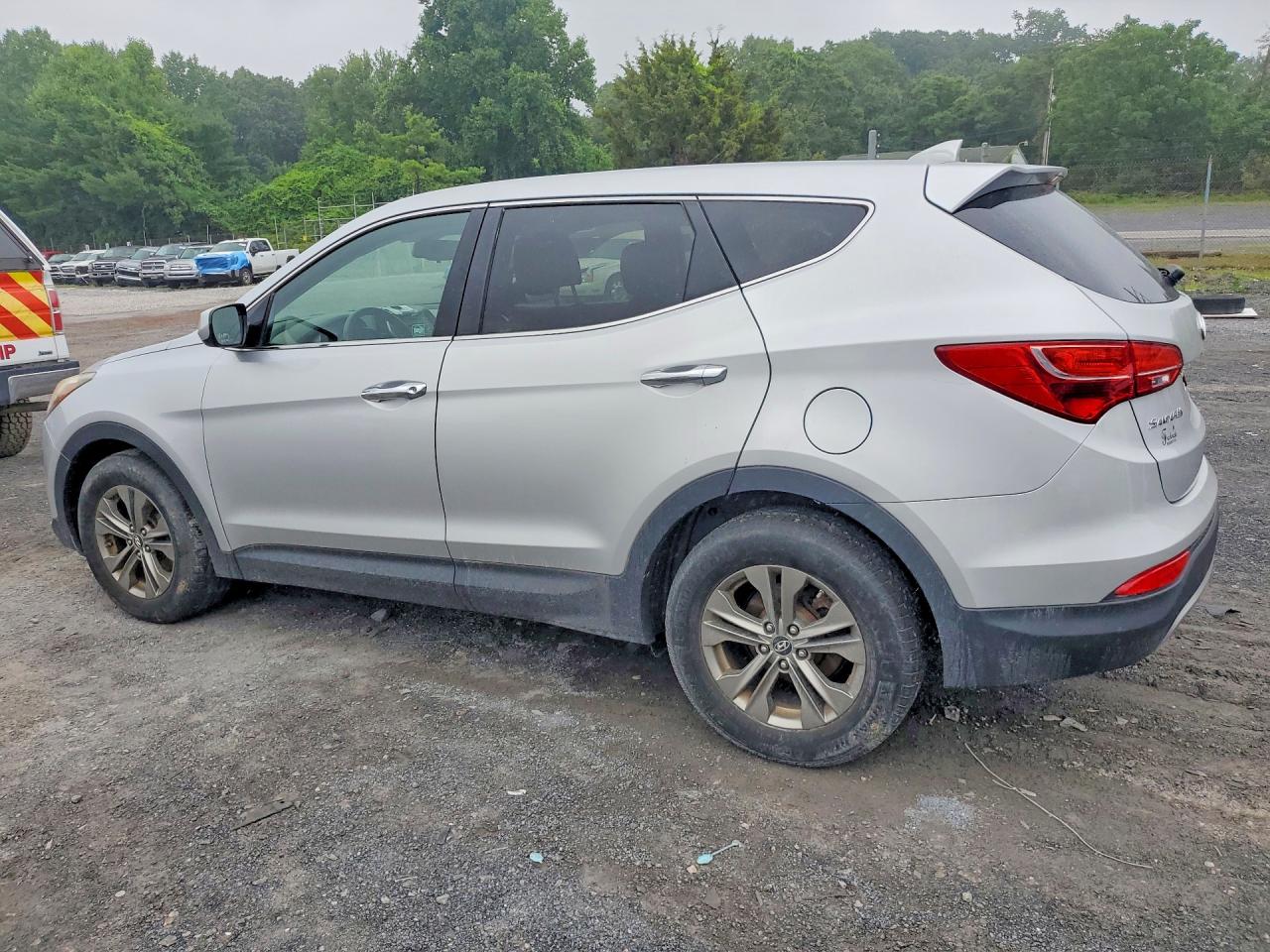 2014 Hyundai Santa Fe Sport 2.4l Silver vin: 5XYZTDLB3EG150897