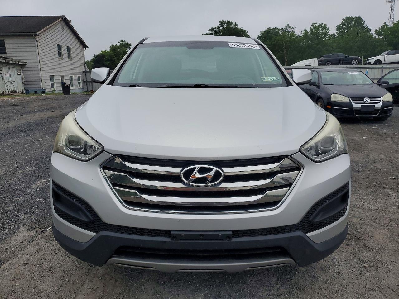 2014 Hyundai Santa Fe Sport 2.4l Silver vin: 5XYZTDLB3EG150897