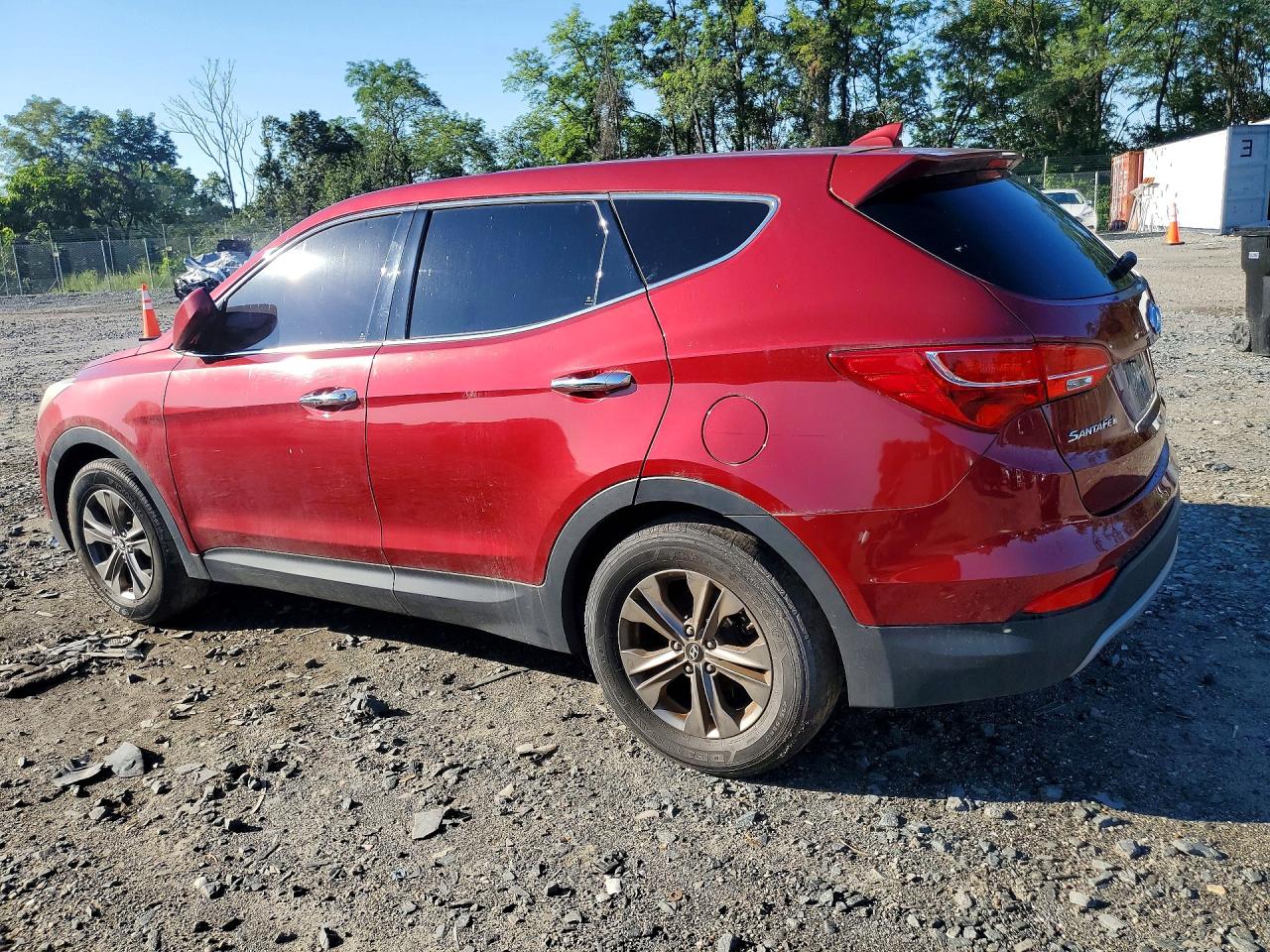 2015 Hyundai Santa Fe Sport 2.4l Black vin: 5XYZTDLB3FG234753